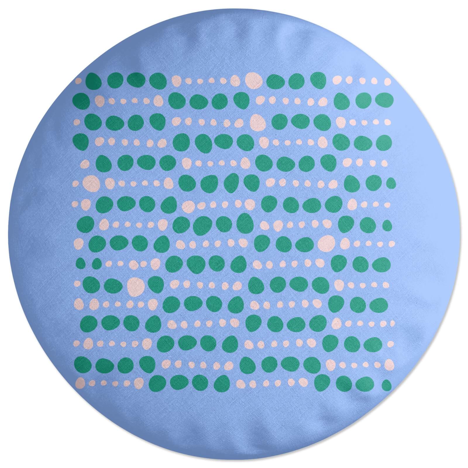 Mixed Spots Round Cushion