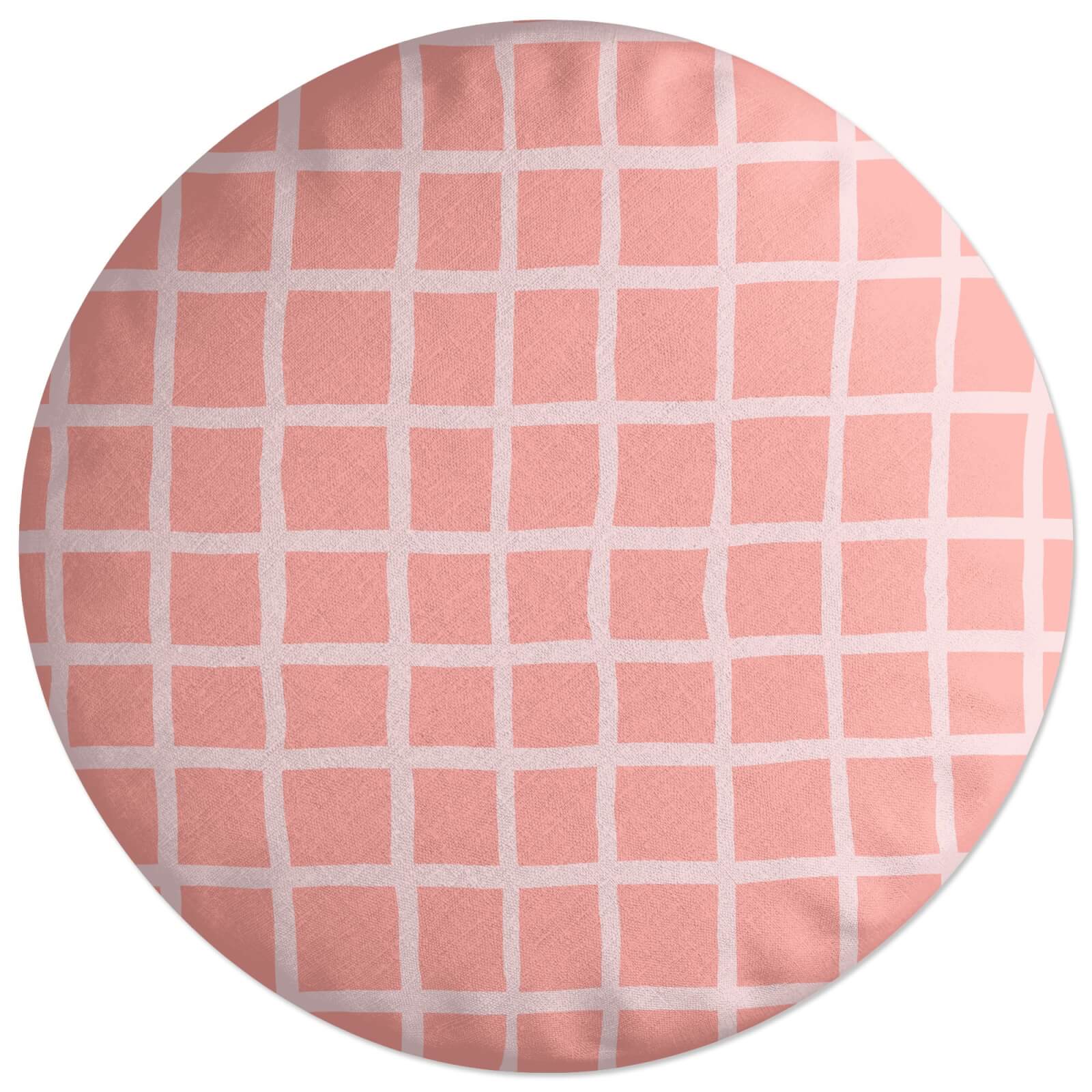 Cross Check Round Cushion