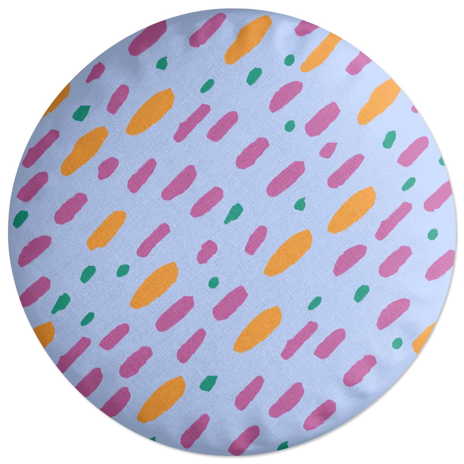 Multi Speckles Round Cushion