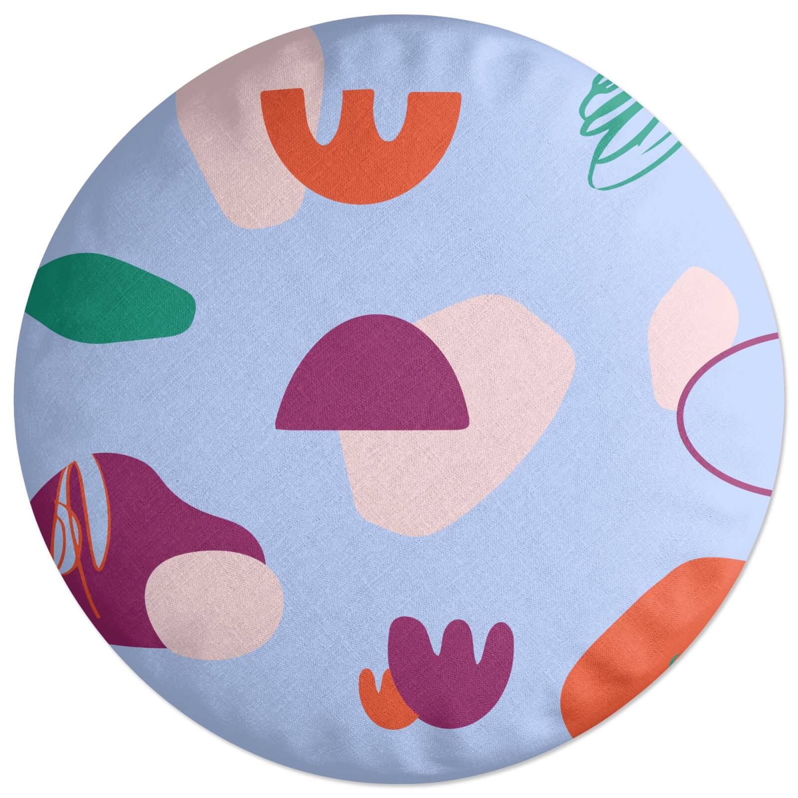 Decorsome Garden Art Round Cushion
