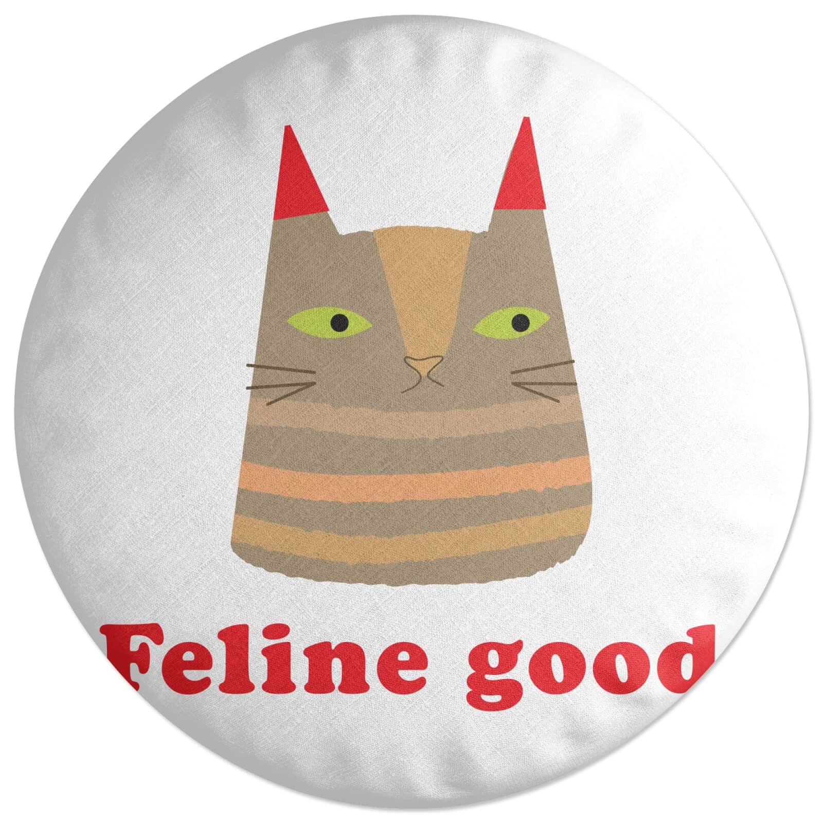 Feline Good Round Cushion