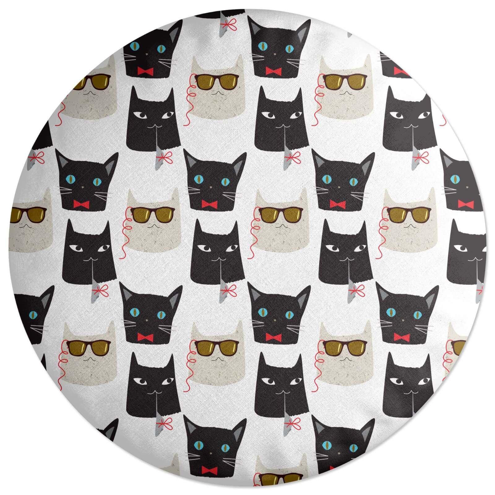 Cool Cats Round Cushion