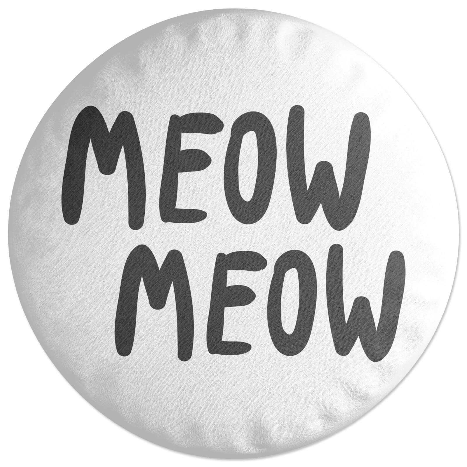 Decorsome Meow Meow Round Cushion