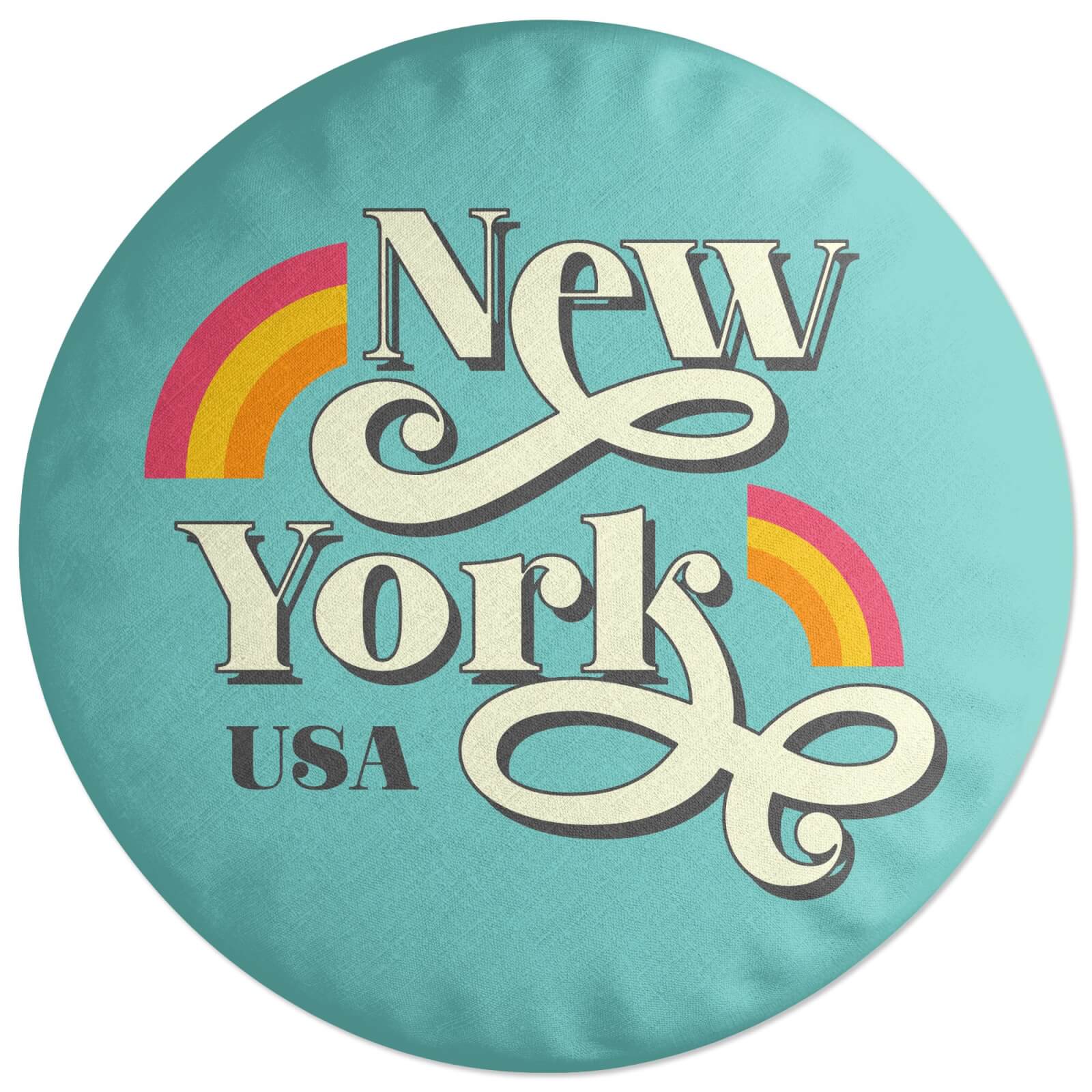 New York Round Cushion