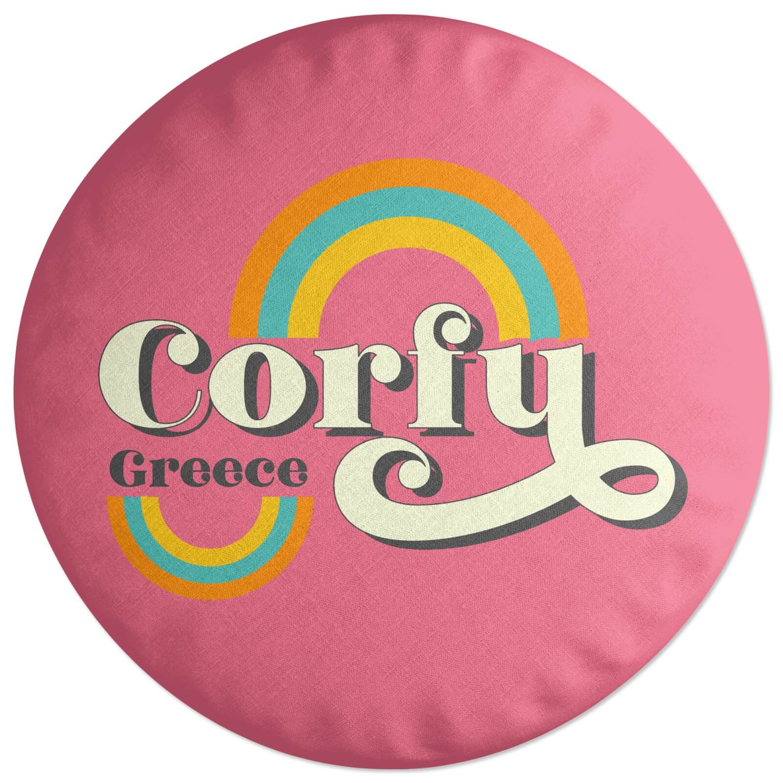 Corfu Round Cushion