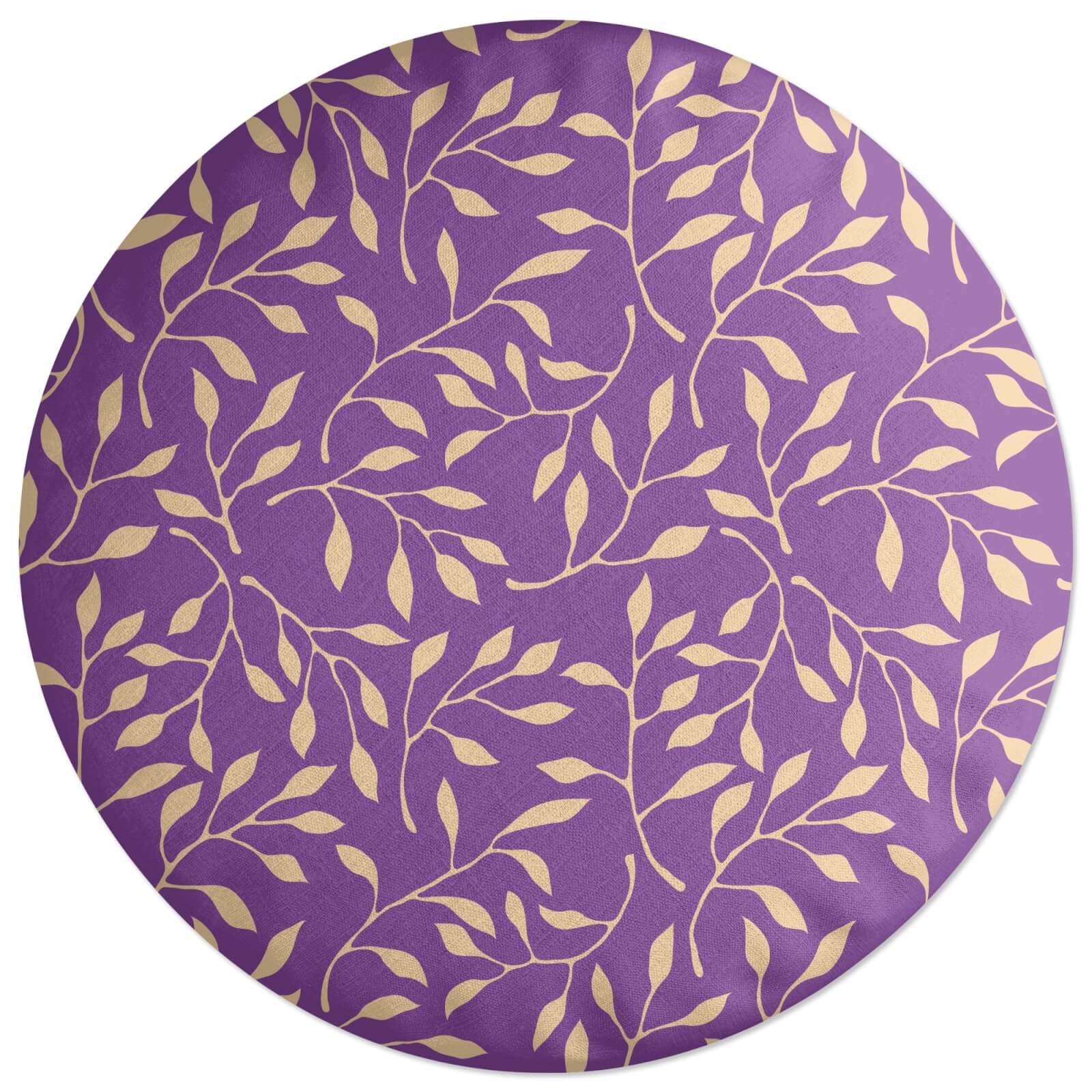 Scattered Branches Round Cushion