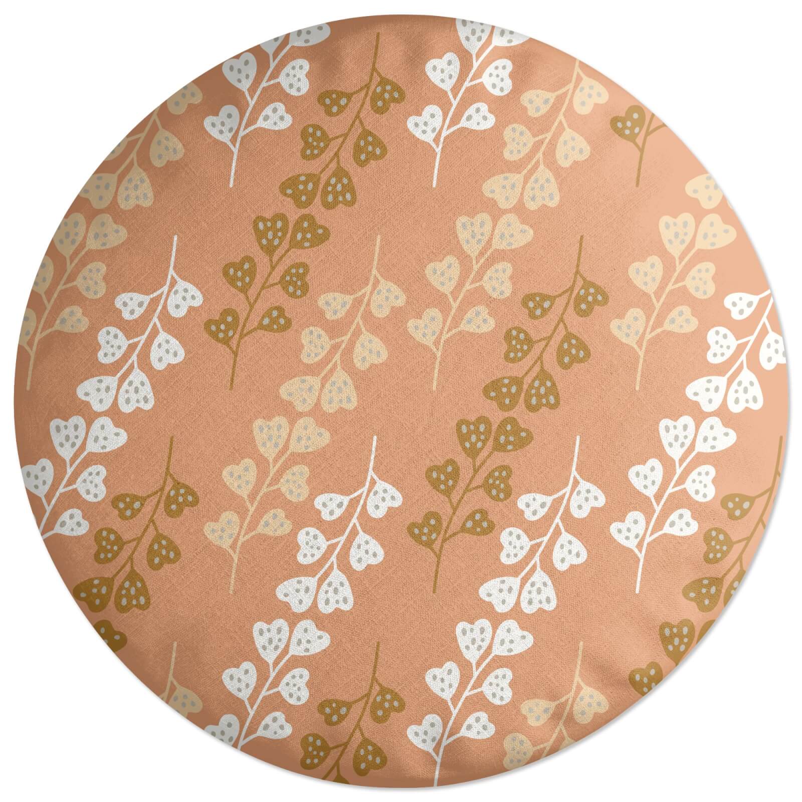 Flower Press Round Cushion