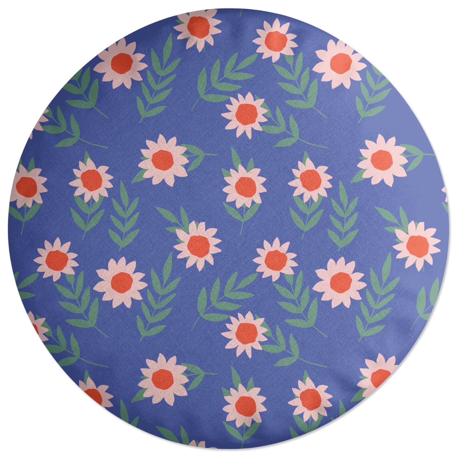 Large Daisy Round Cushion
