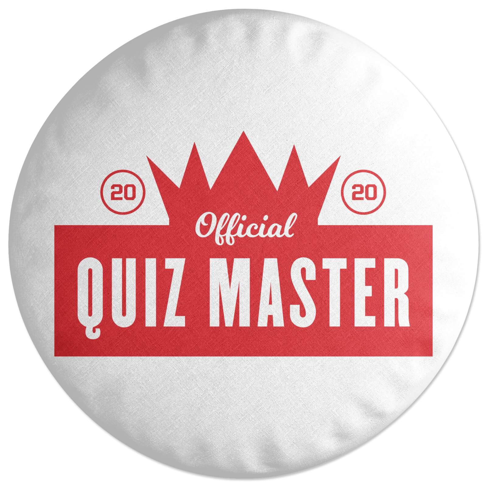 Official Quiz Master Round Cushion