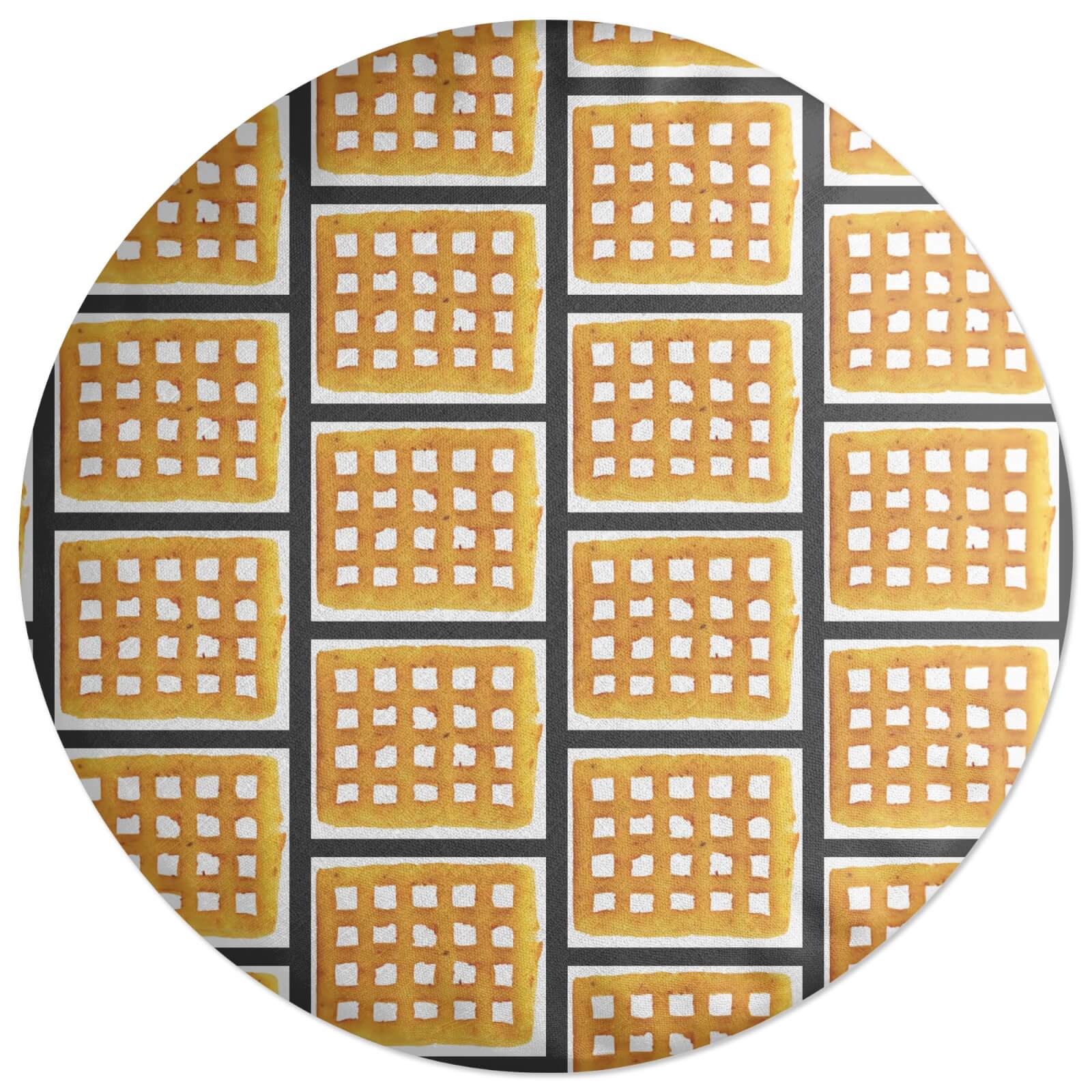 Waffle Round Cushion
