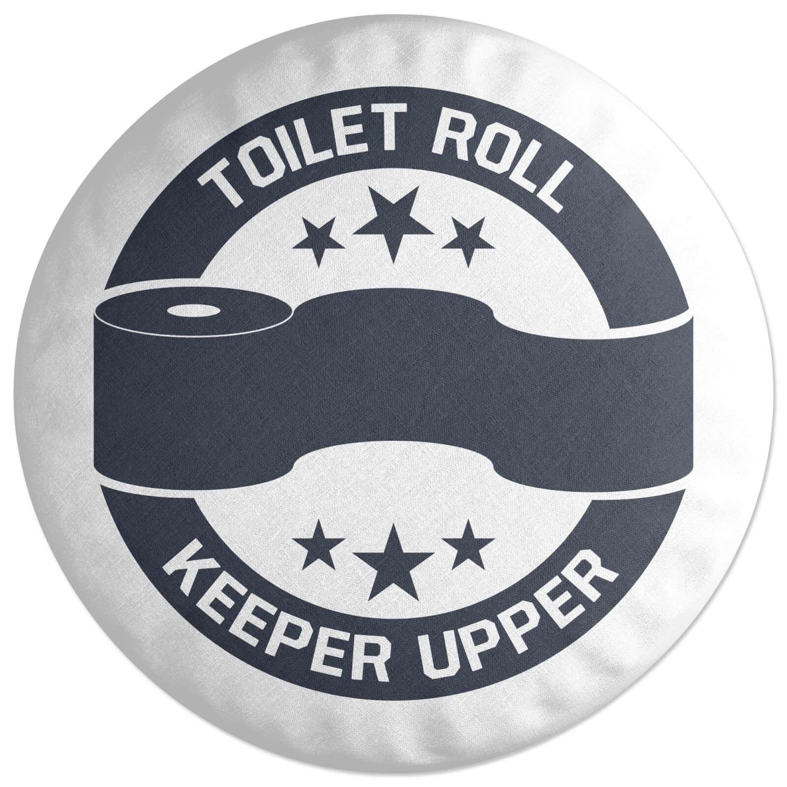 Toilet Roll Keeper Upper Round Cushion