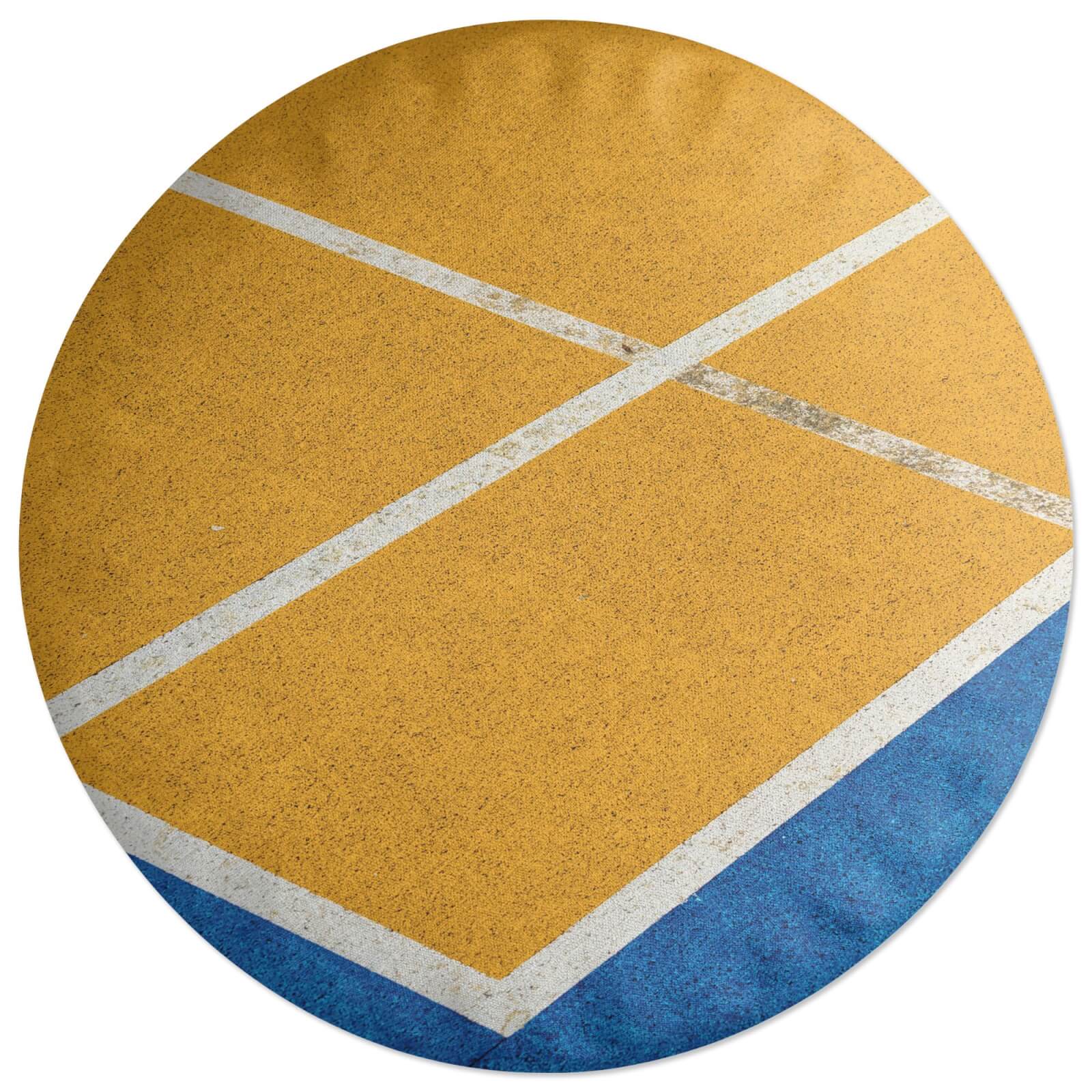 Contrast Pitch Round Cushion