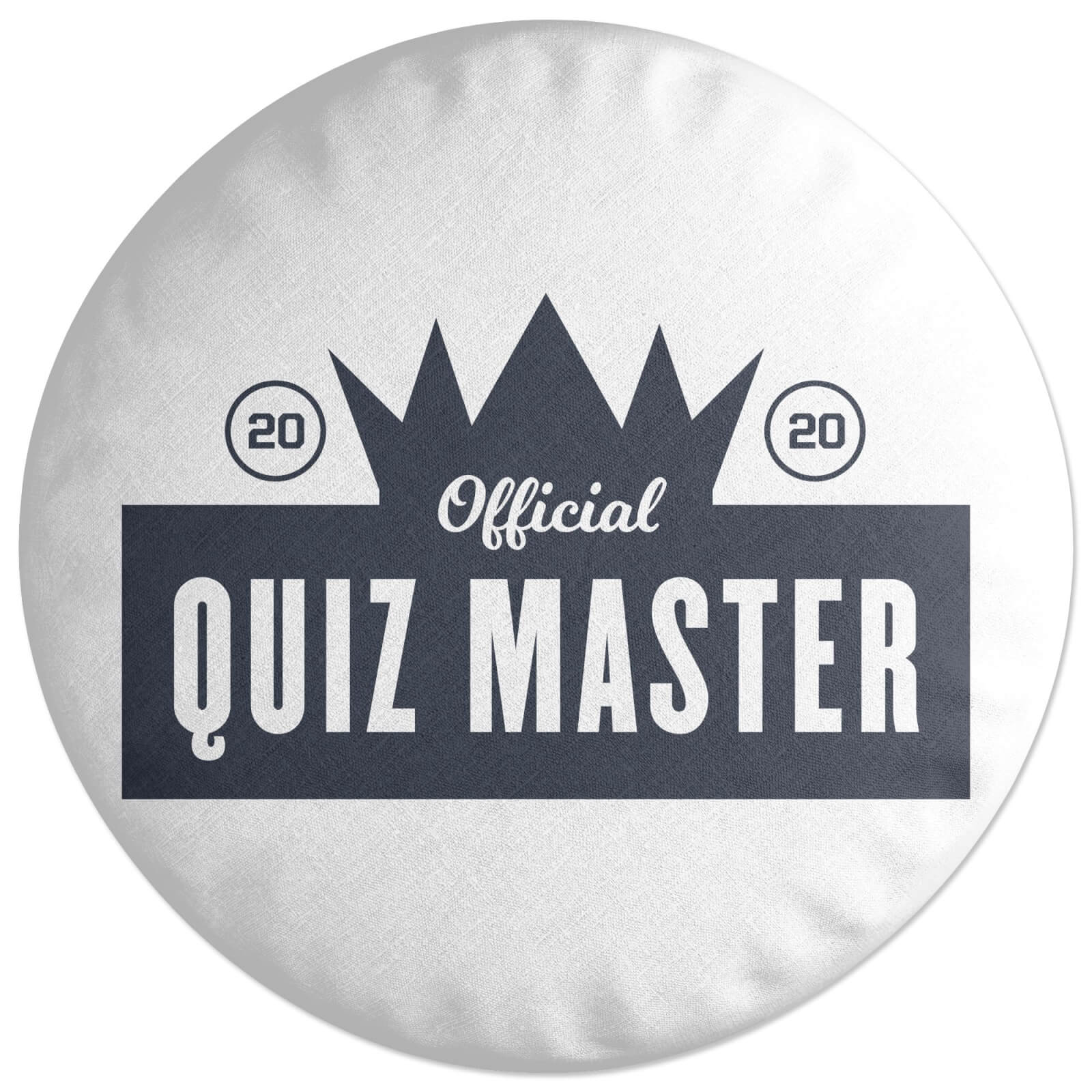 Official Quiz Master Round Cushion