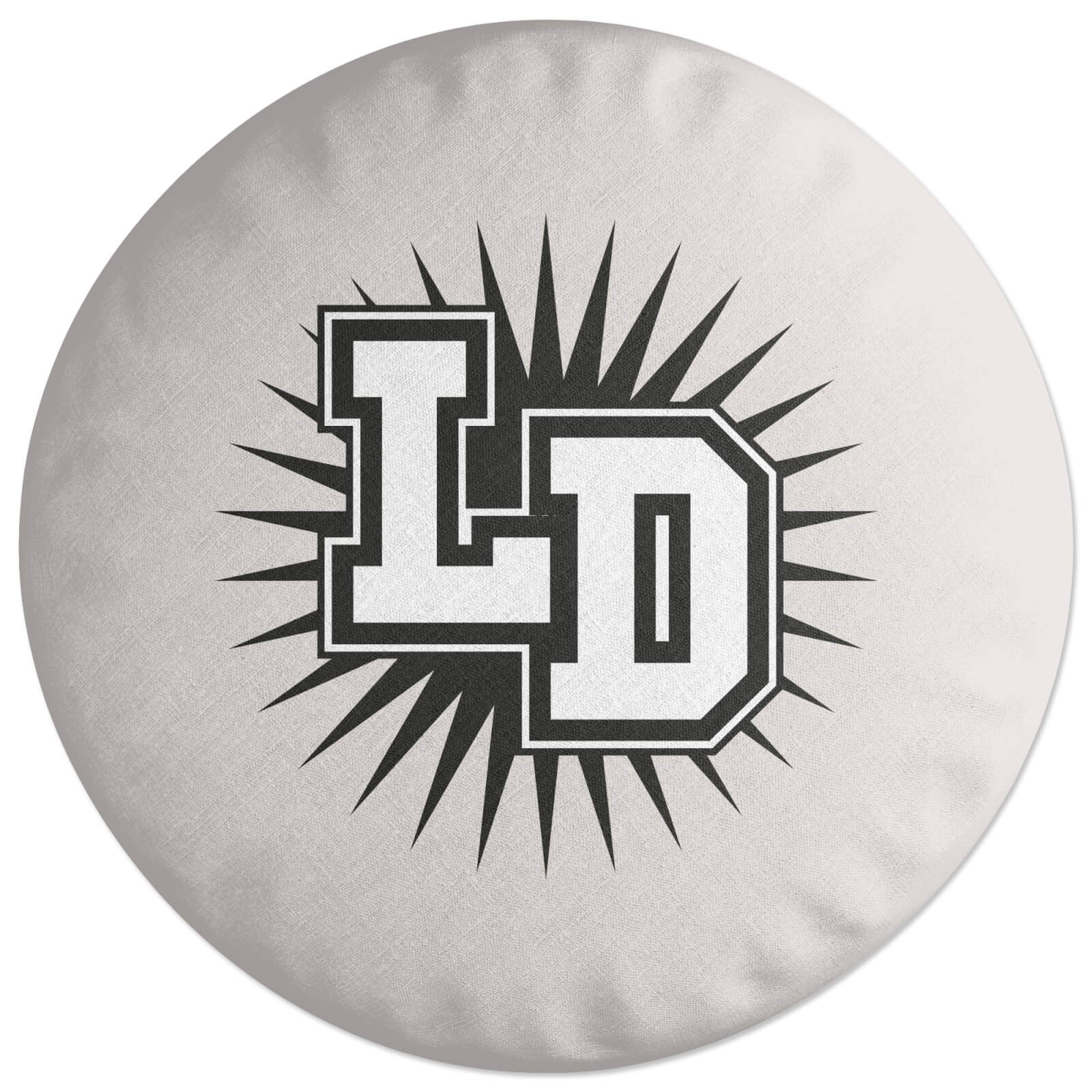 Lockdown Motif Round Cushion