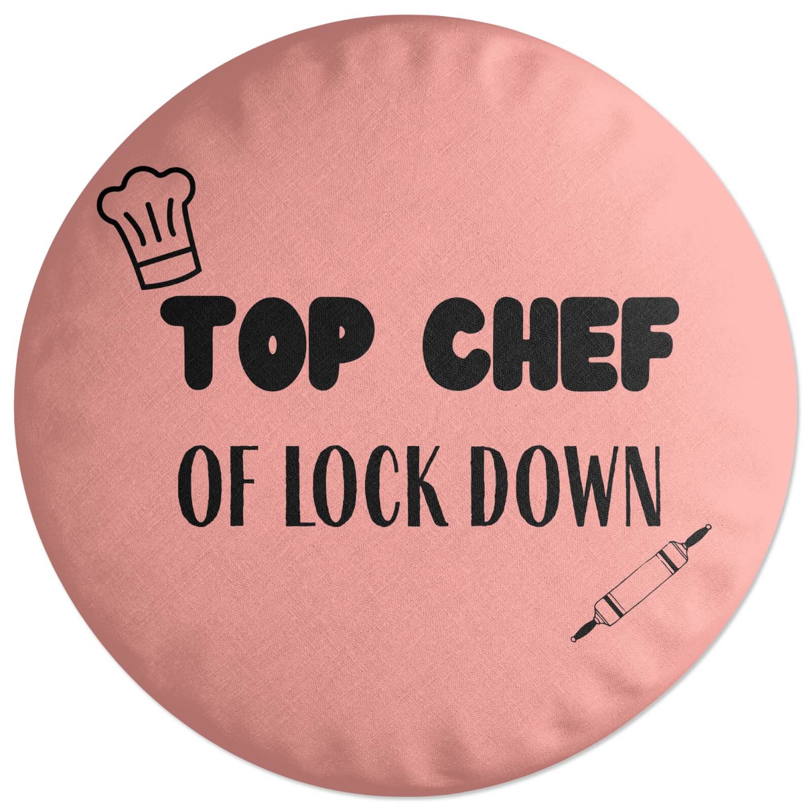 Top Chef Of Lockdown Round Cushion