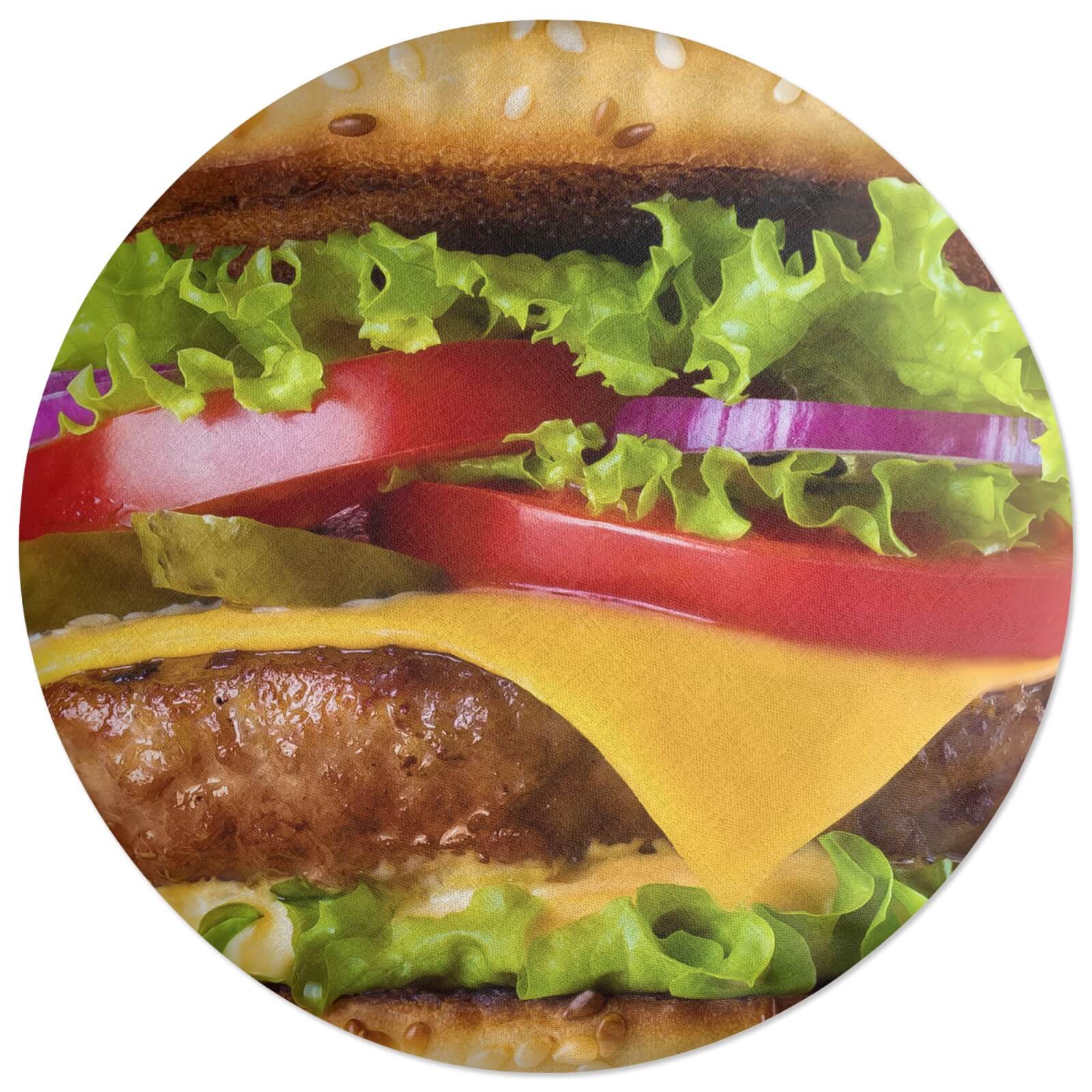 Burger Round Cushion