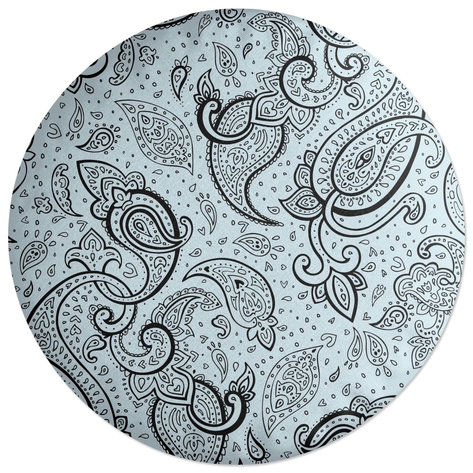 Paisley Swirls Round Cushion