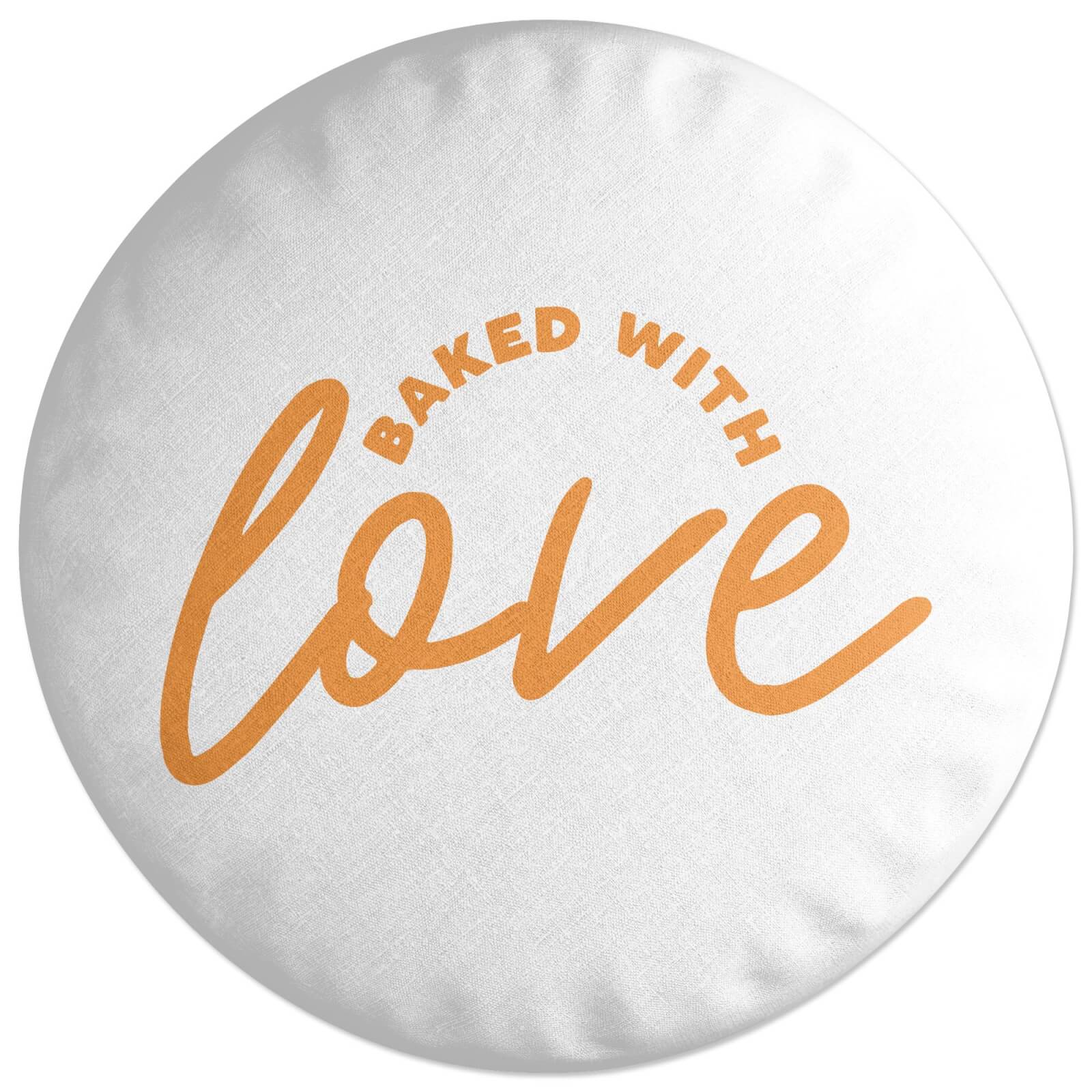 Baked With Love Round Cushion