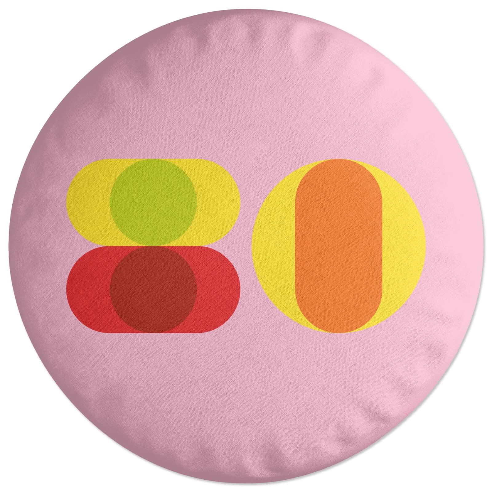 80 Round Cushion