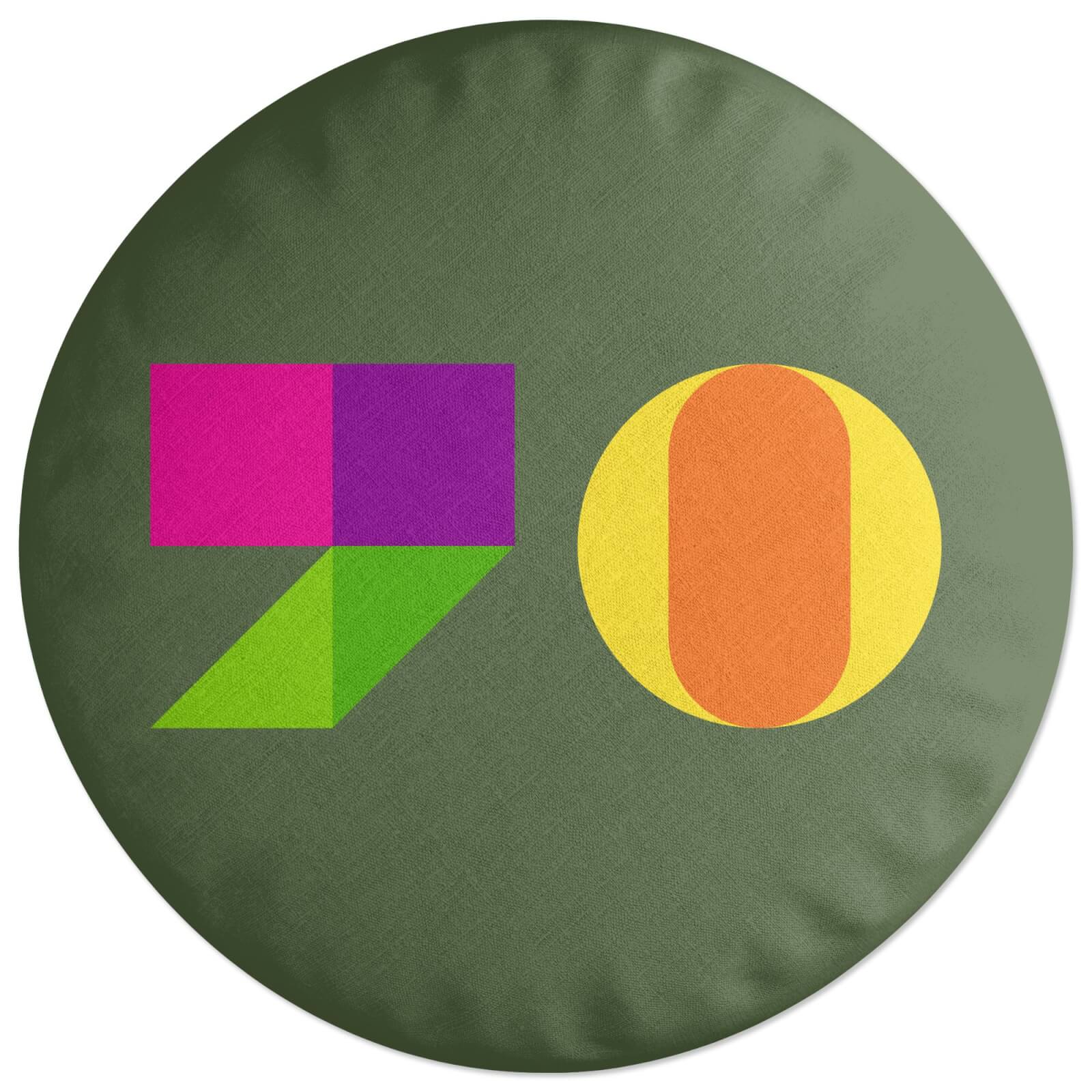 70 Round Cushion