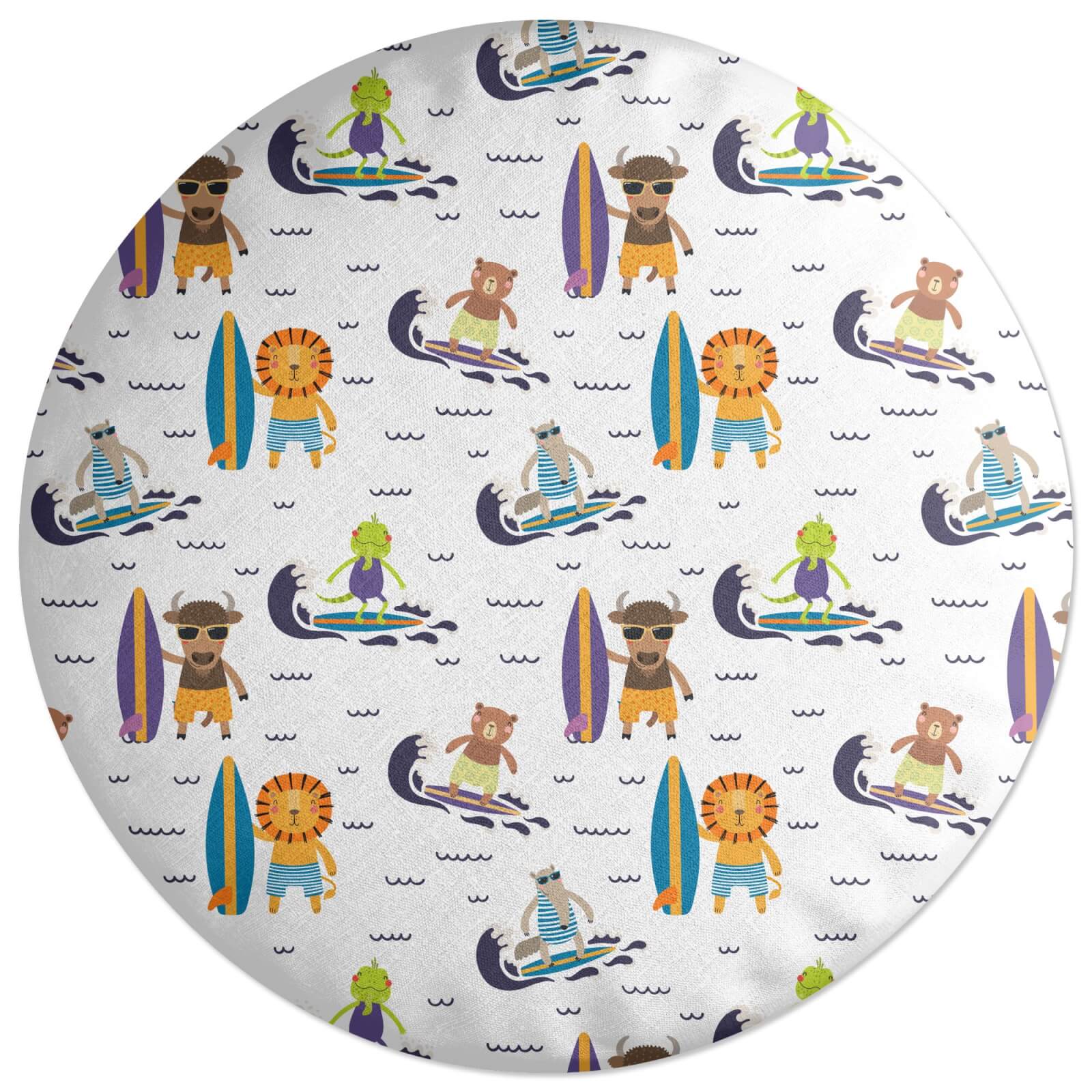 Surfing Crew Round Cushion