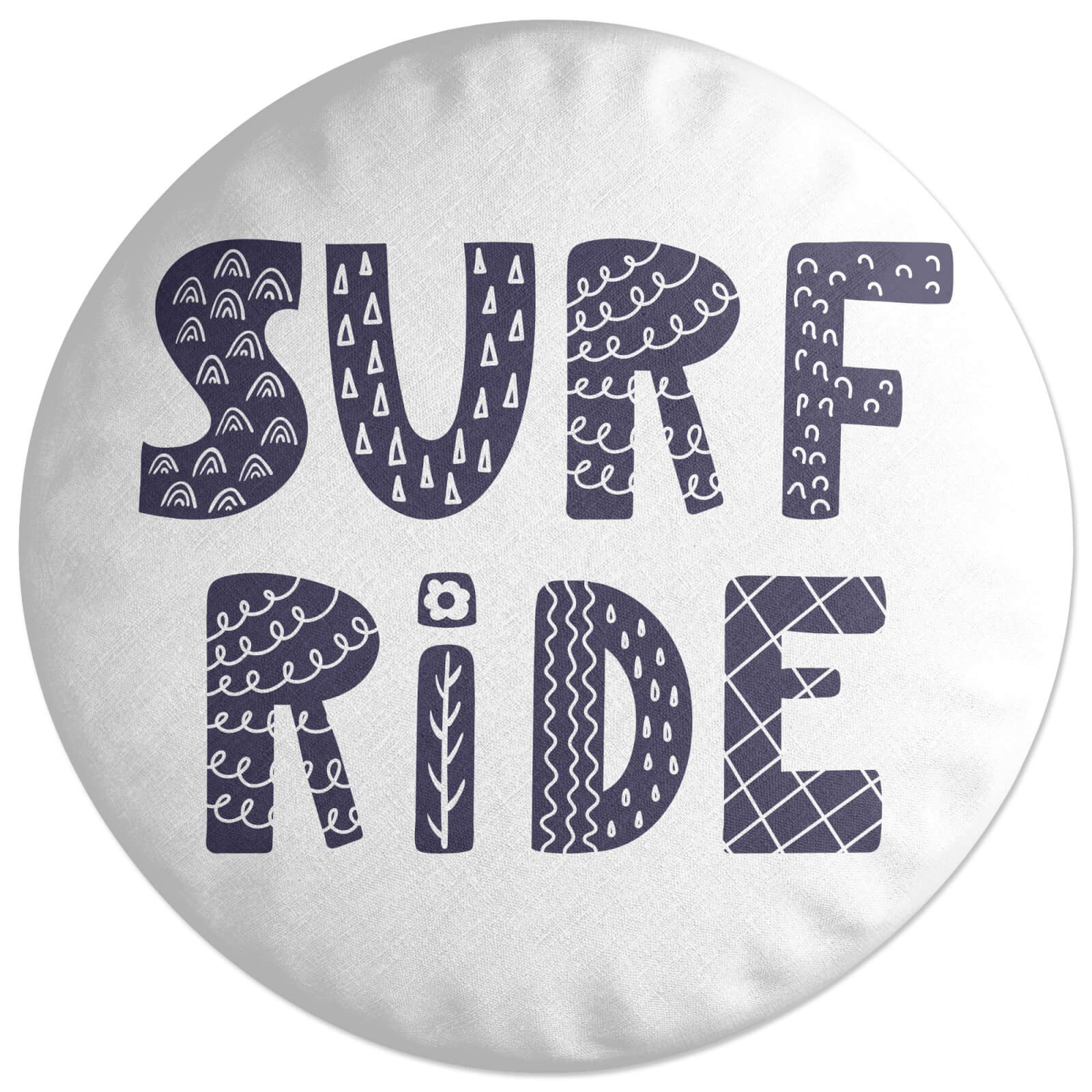 Surf Ride Round Cushion