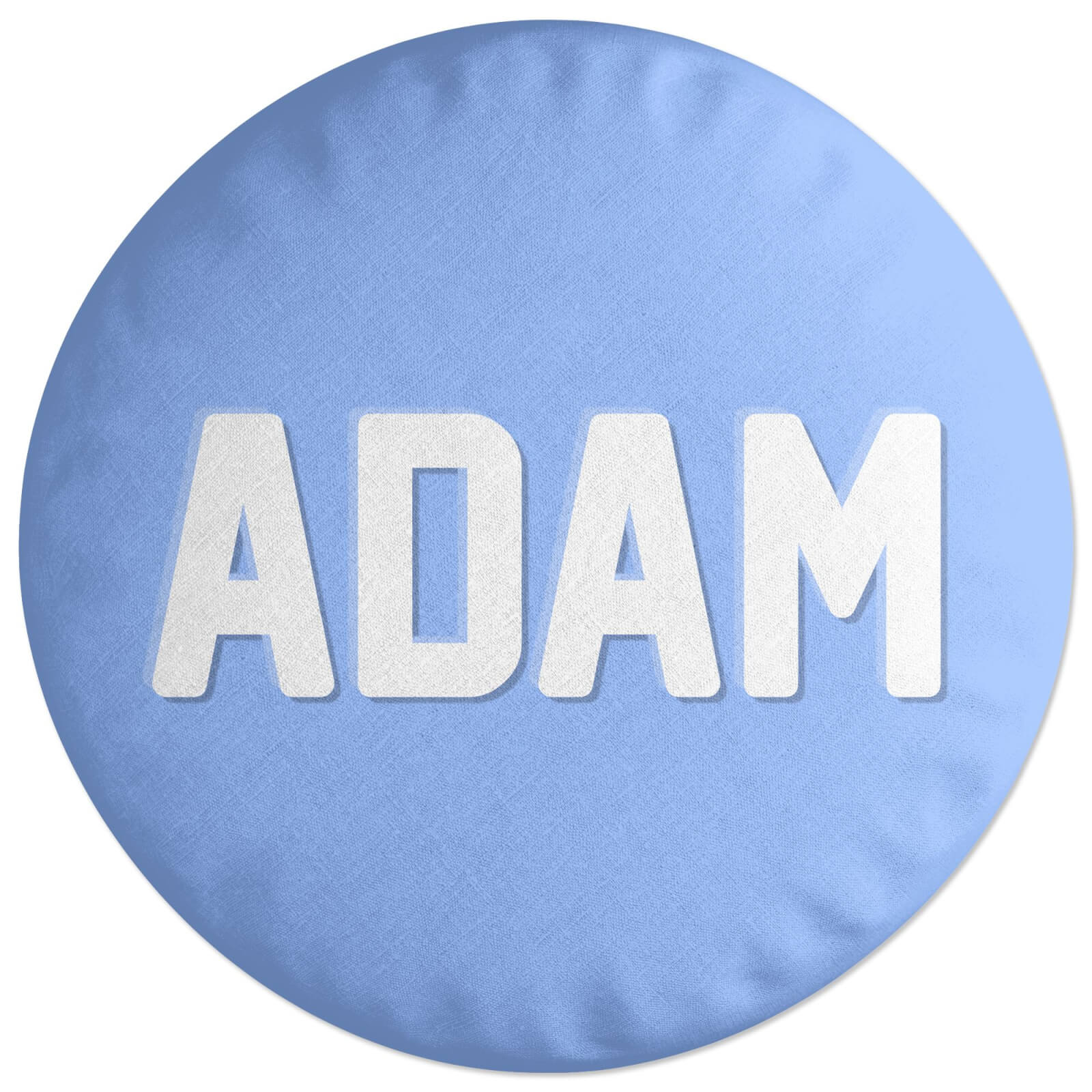 Embossed Adam Round Cushion