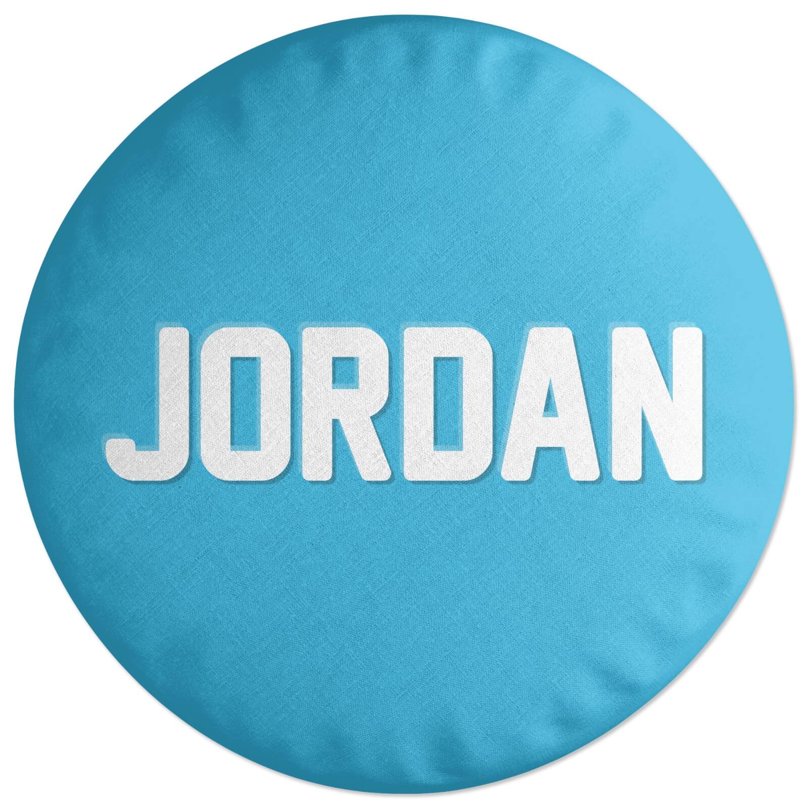 Embossed Jordan Round Cushion