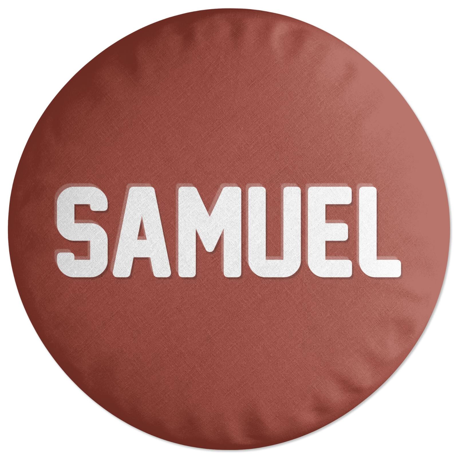 Embossed Samuel Round Cushion