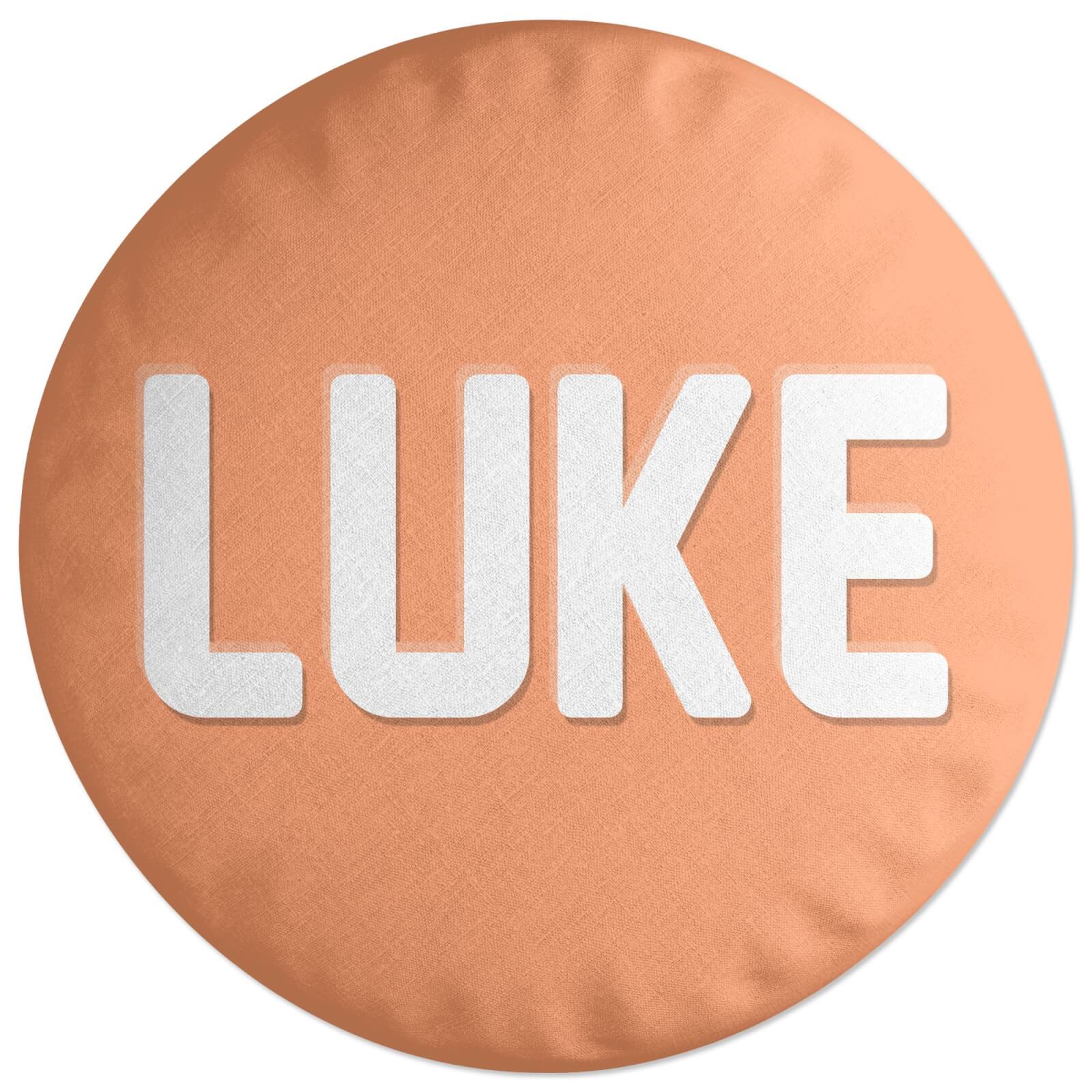Embossed Luke Round Cushion