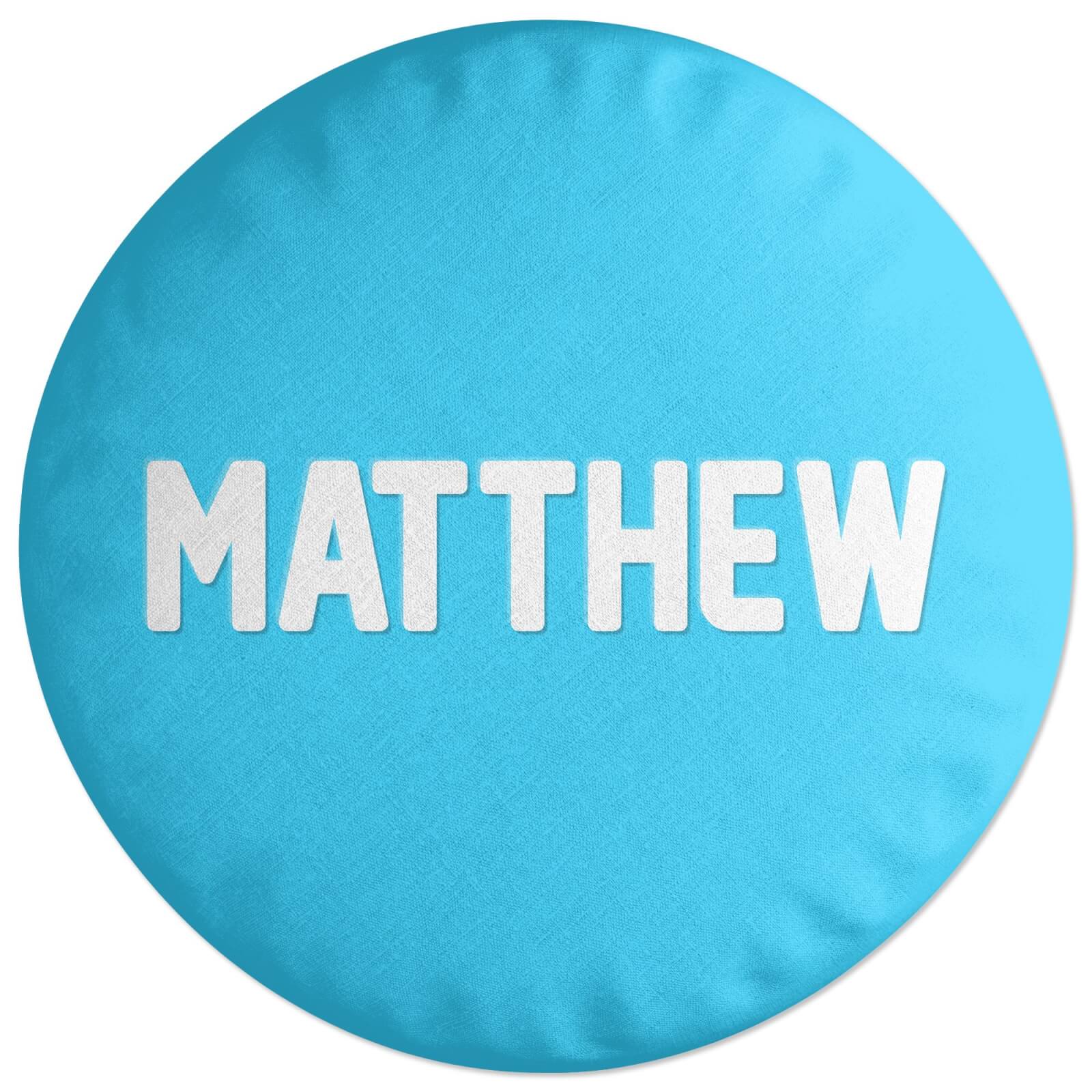 Embossed Matthew Round Cushion