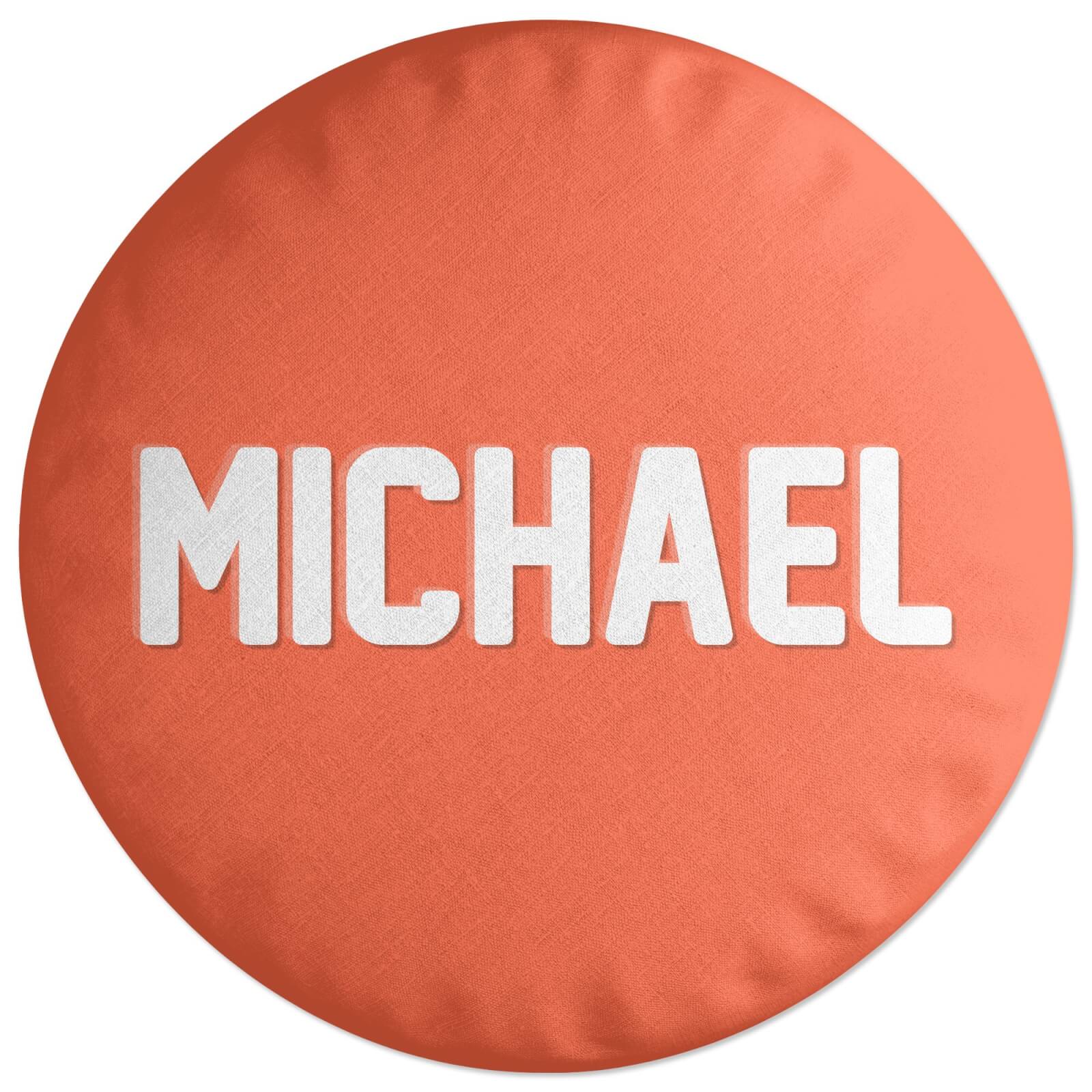 Embossed Michael Round Cushion
