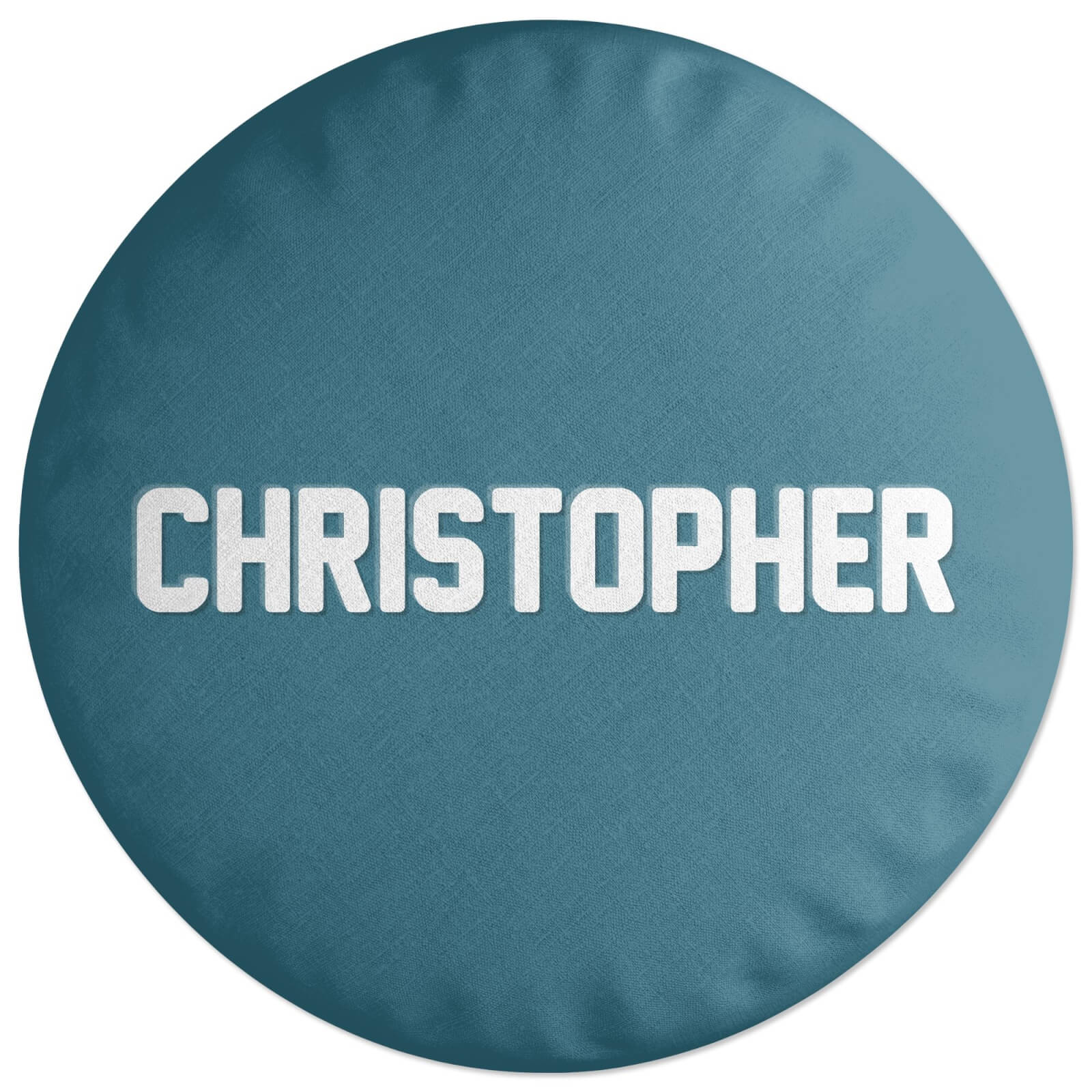 Embossed Christopher Round Cushion