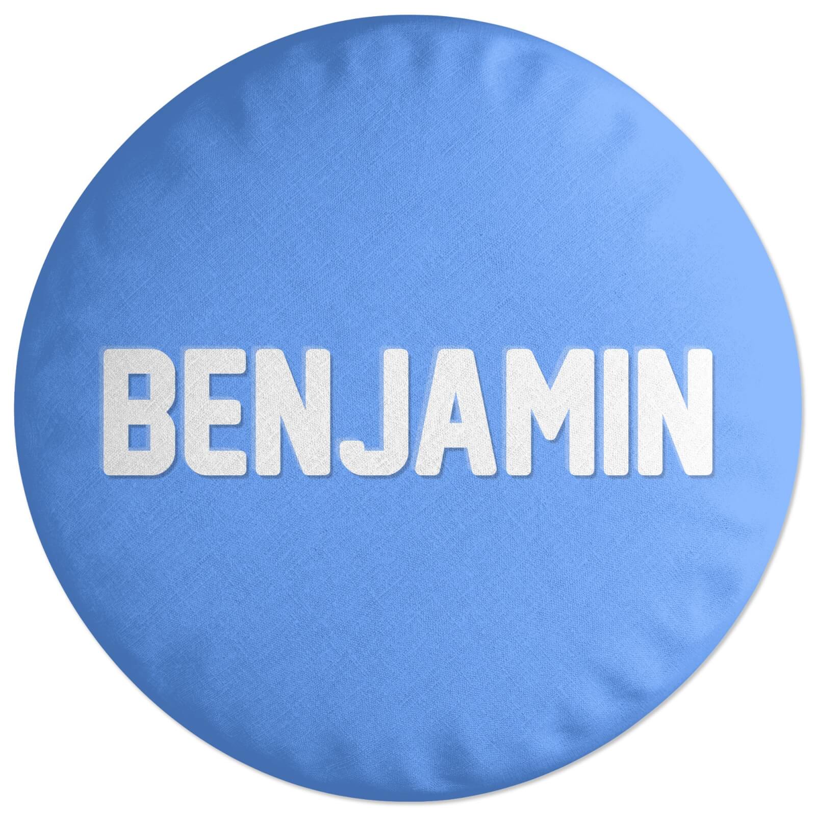 Embossed Benjamin Round Cushion