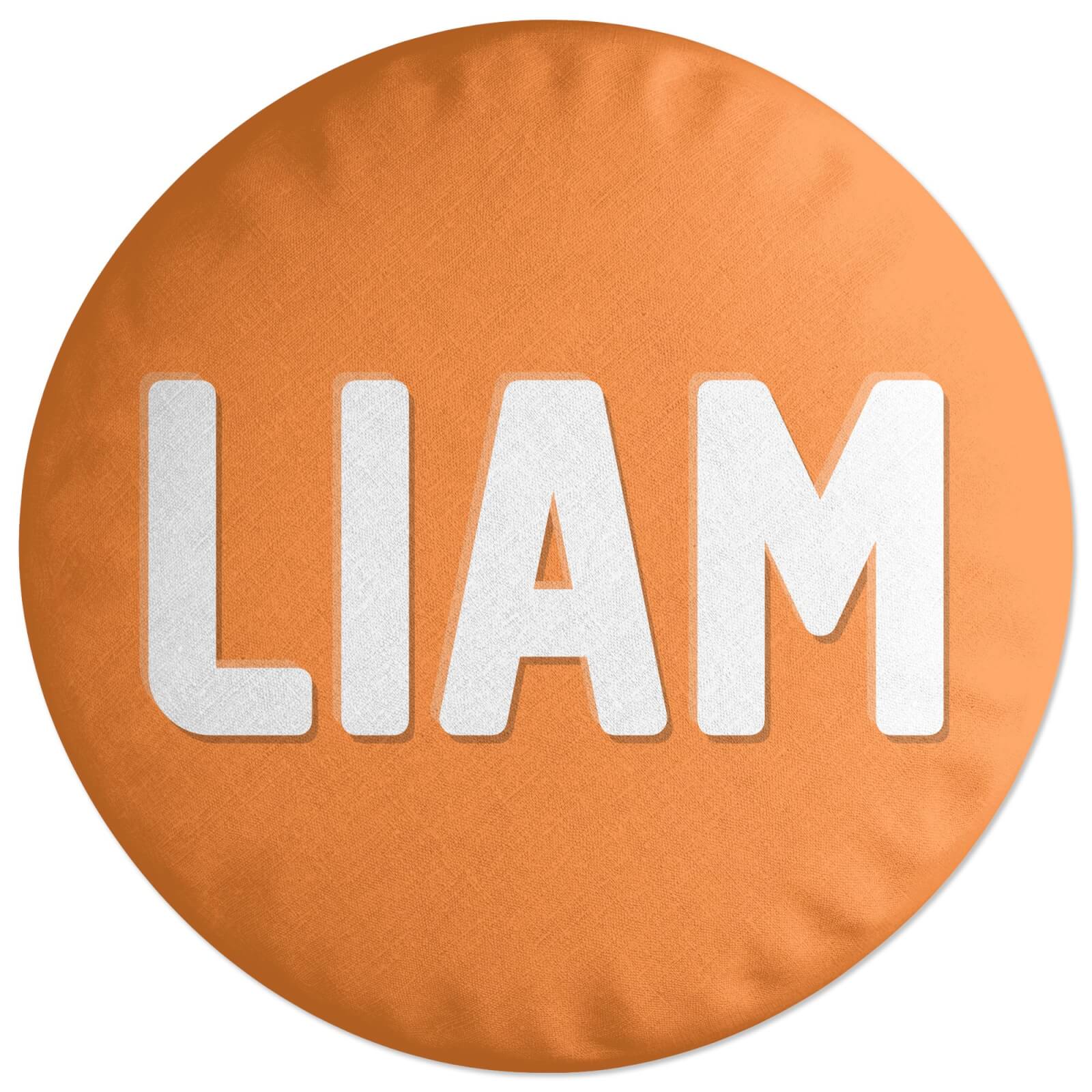 Embossed Liam Round Cushion