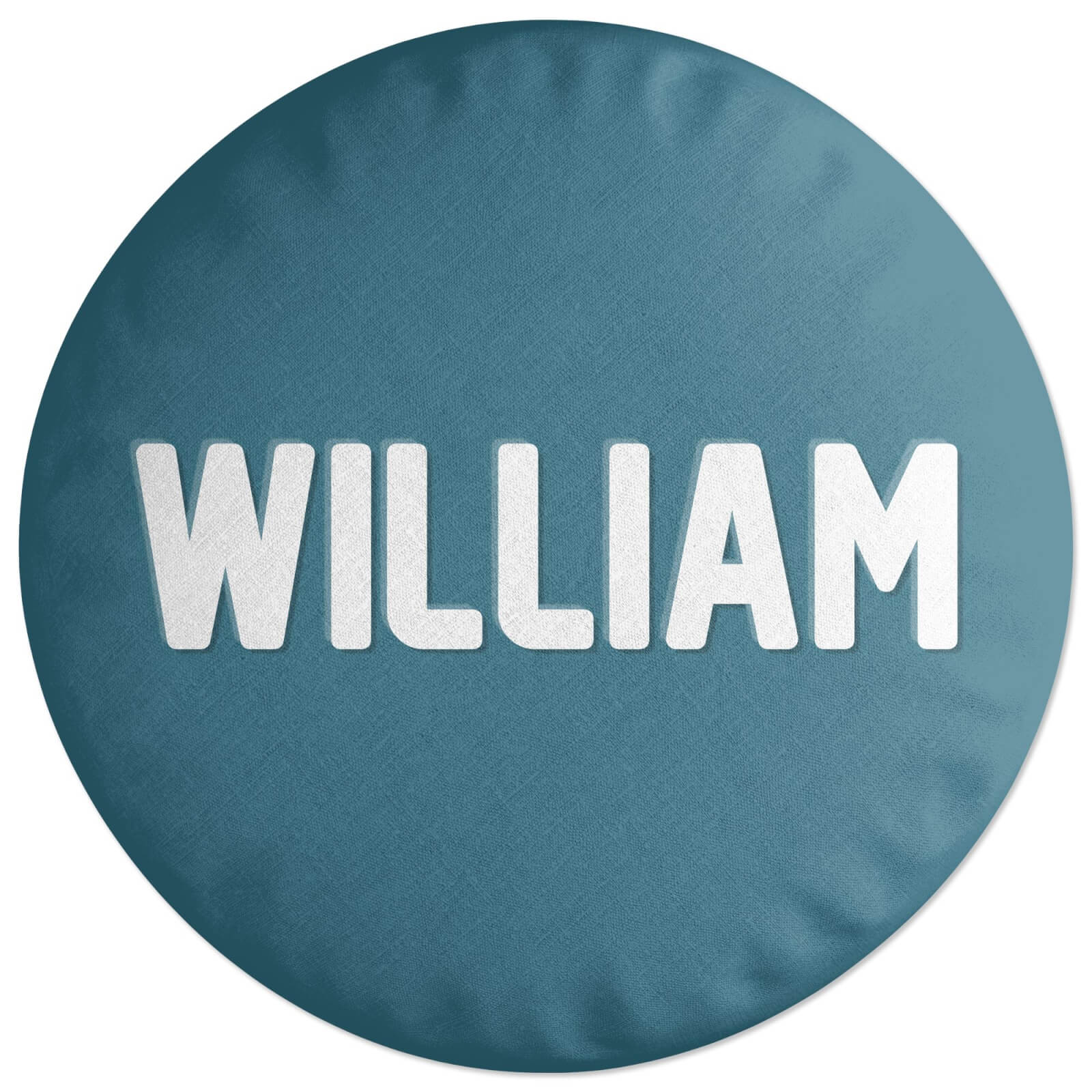 Embossed William Round Cushion