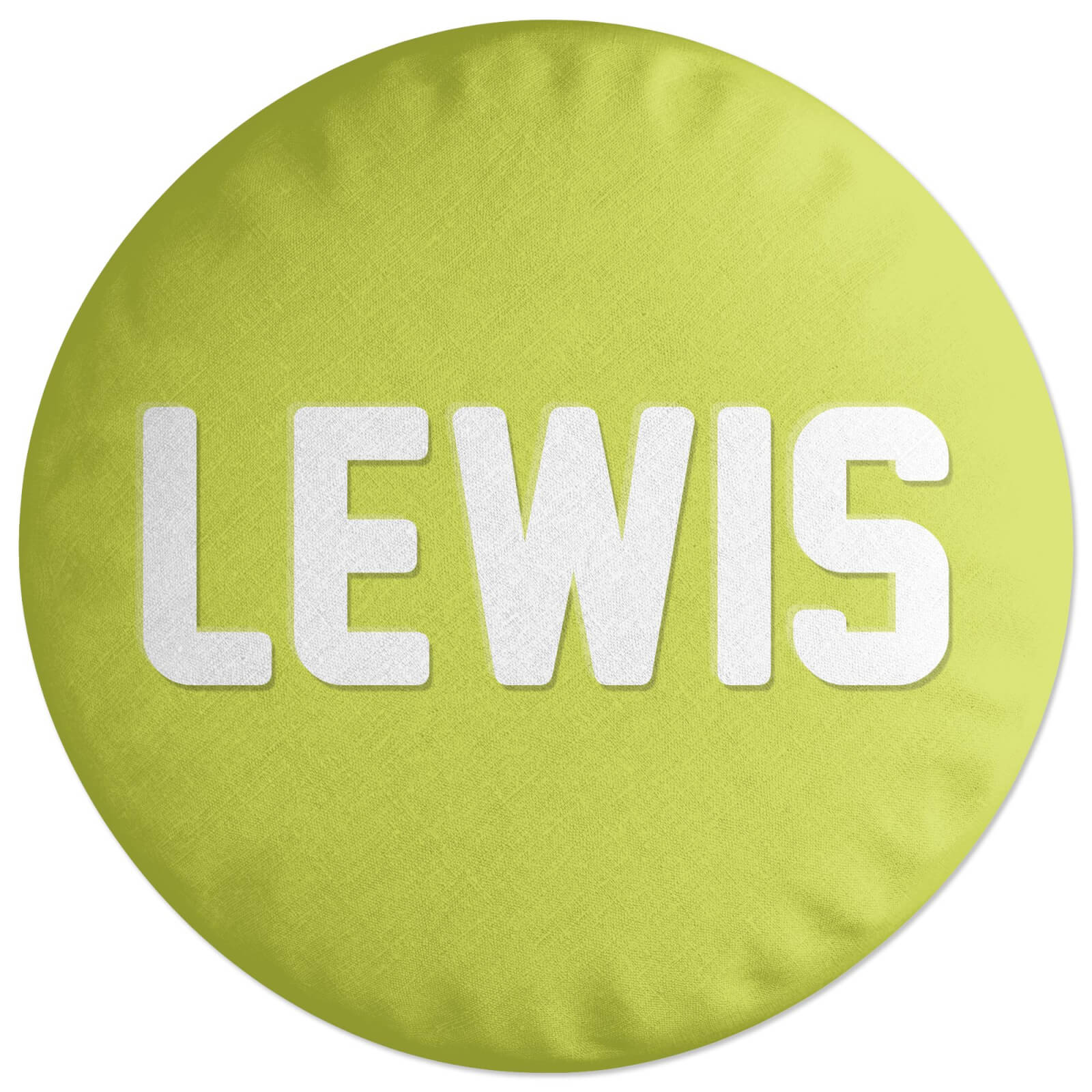 Embossed Lewis Round Cushion