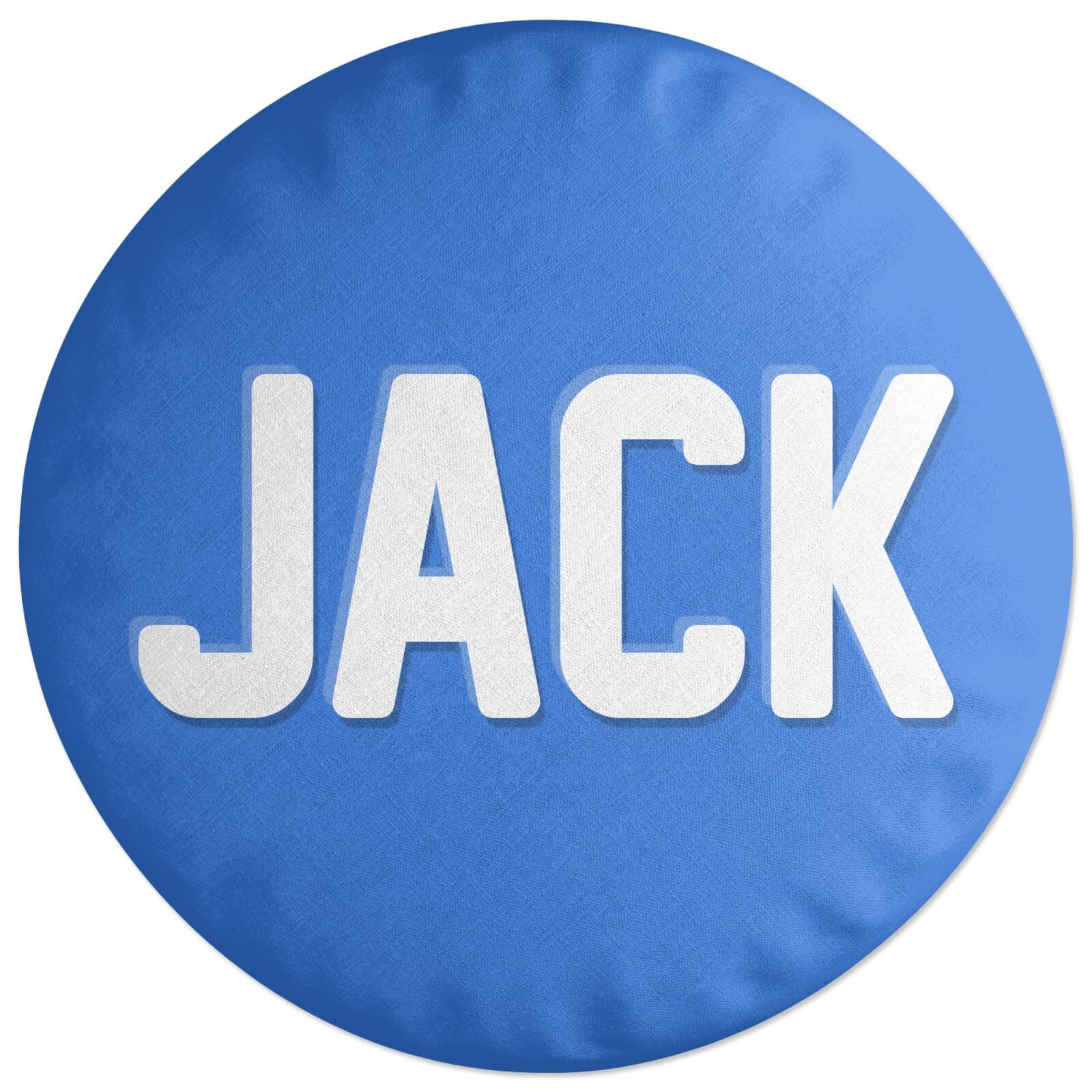 Embossed Jack Round Cushion