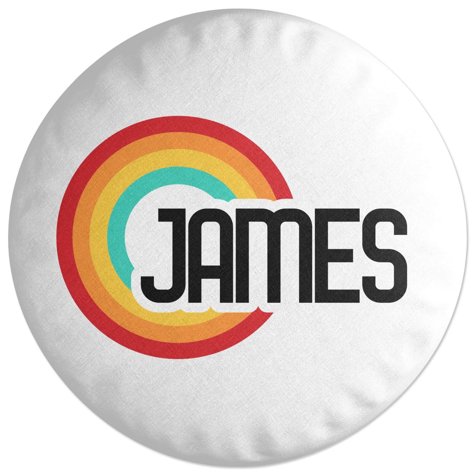James Round Cushion