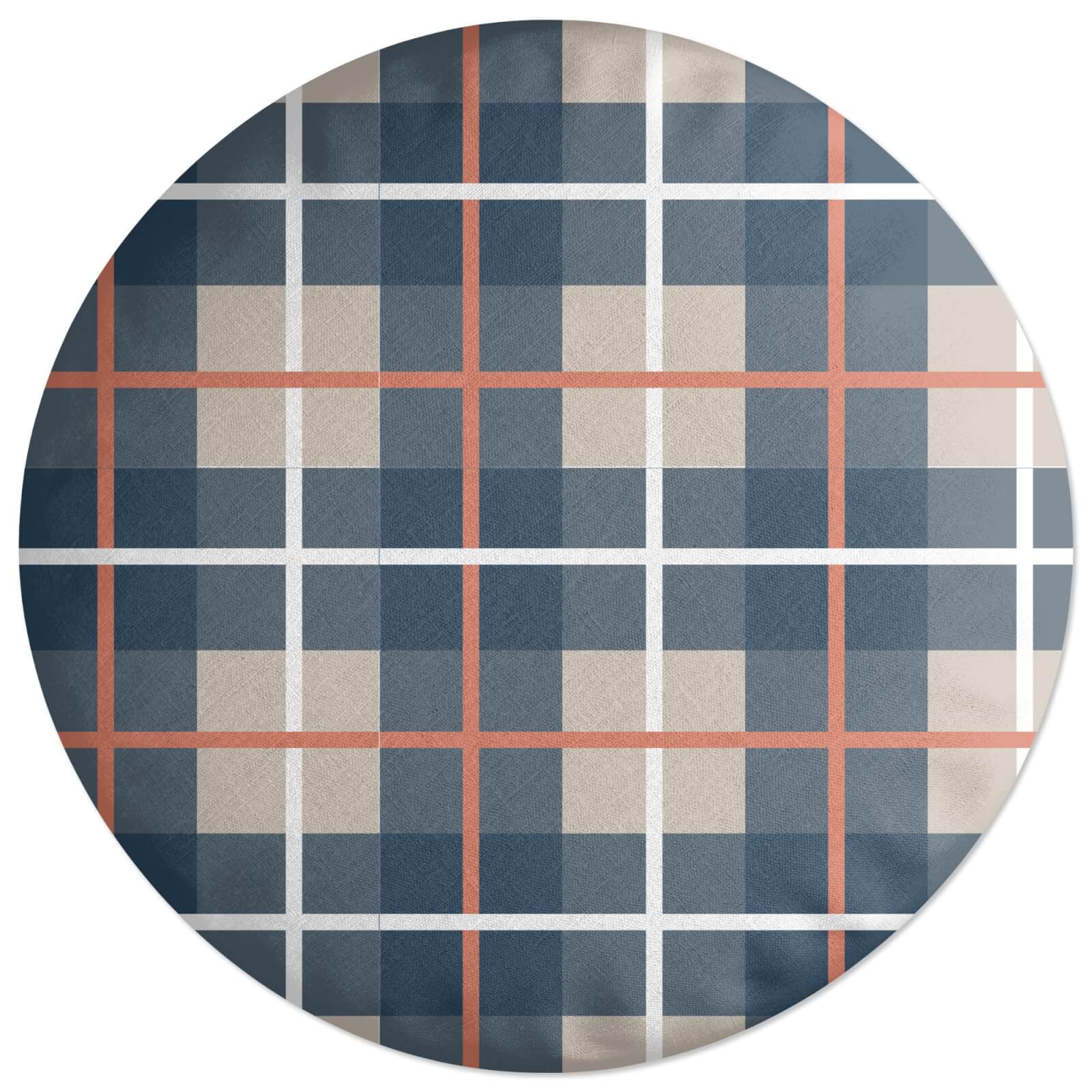 Tartan Colours Round Cushion