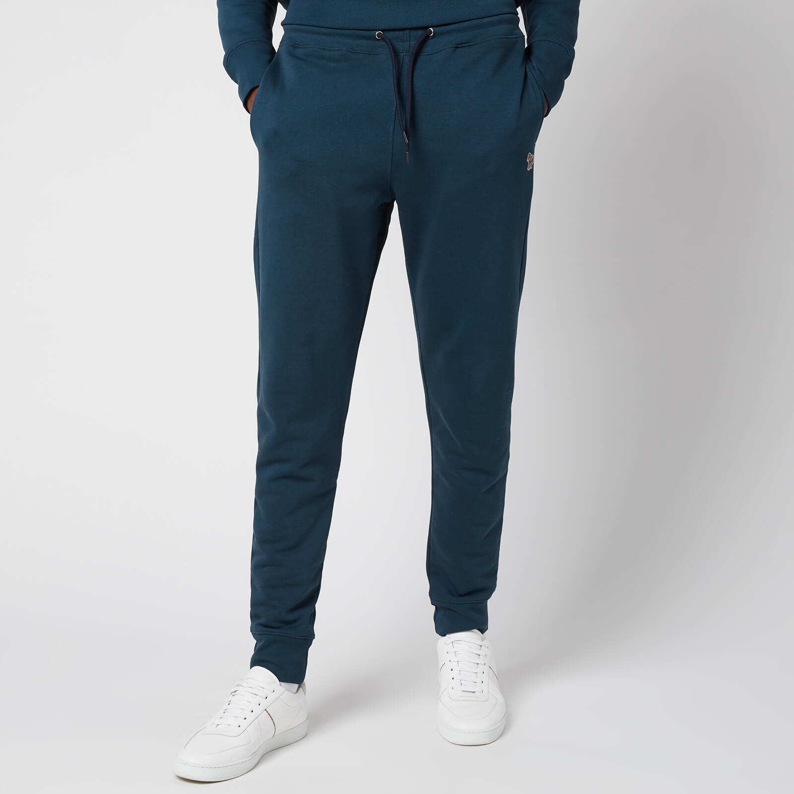 PS Paul Smith Men's Slim Fit Zebra Badge Sweatpants - Navy - S
