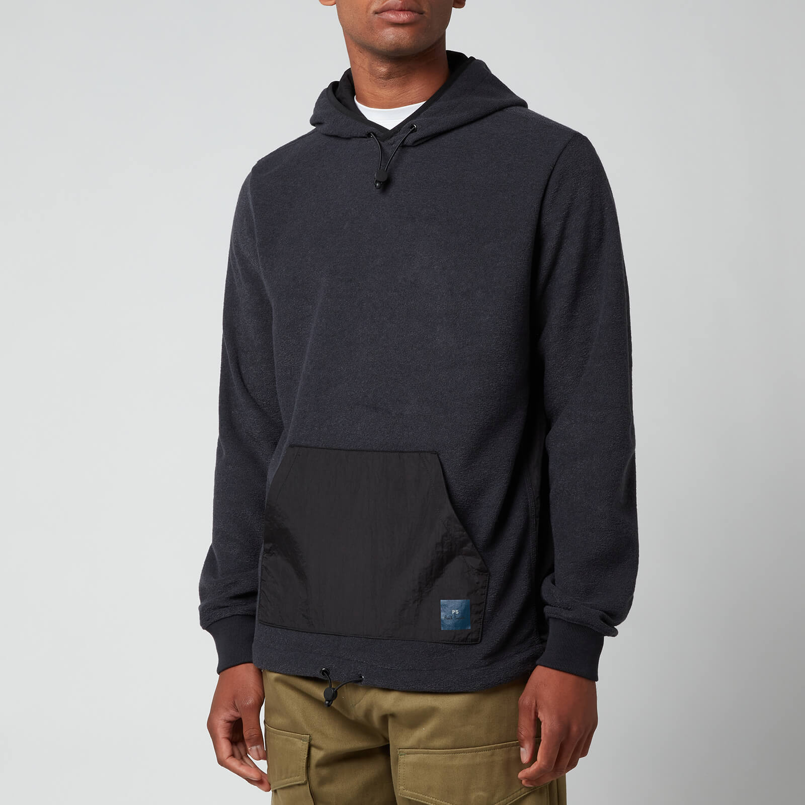 PS Paul Smith Men's Regular Fit Popover Hoodie - Slate - L