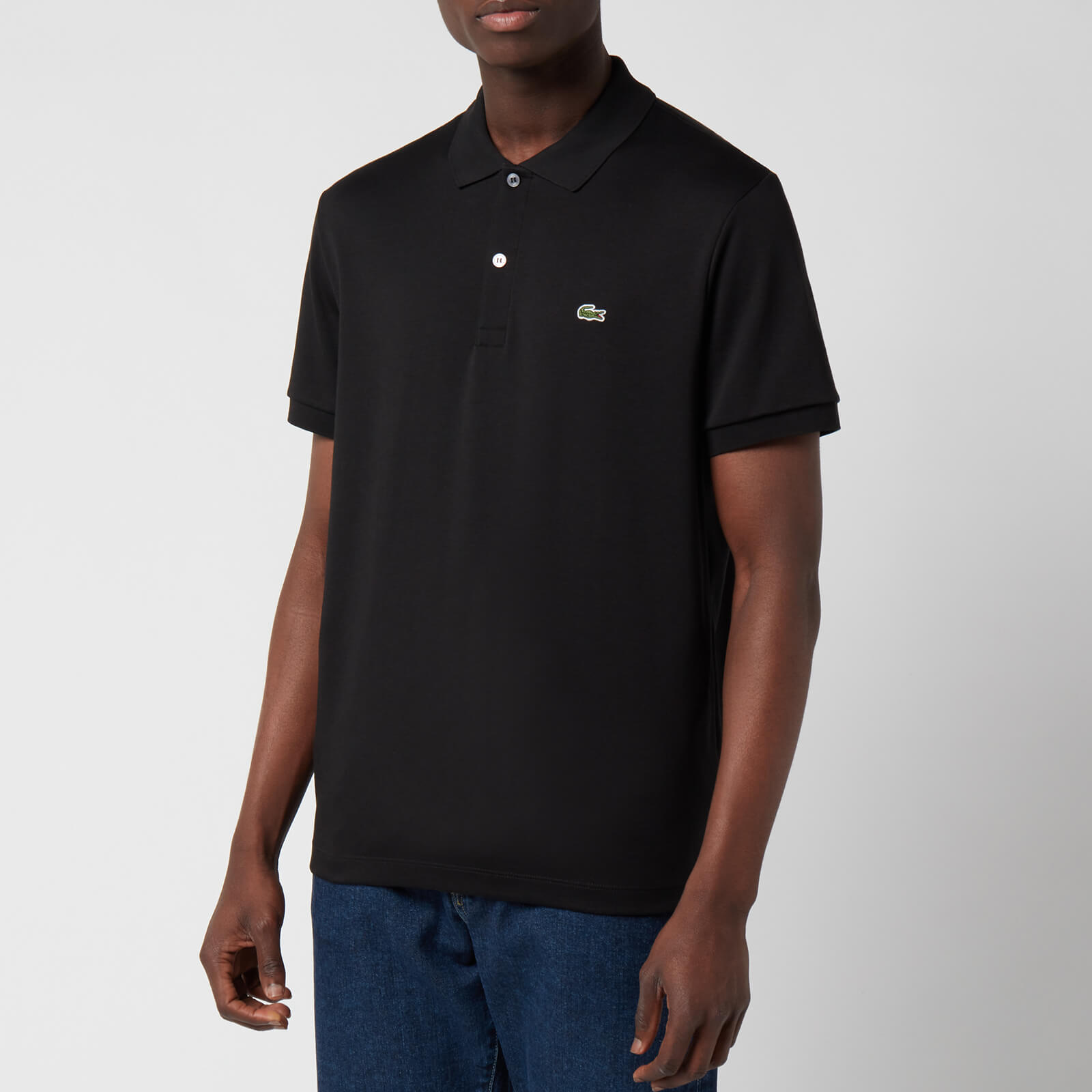 Lacoste Men's Pima Polo Shirt - Black - 3/S