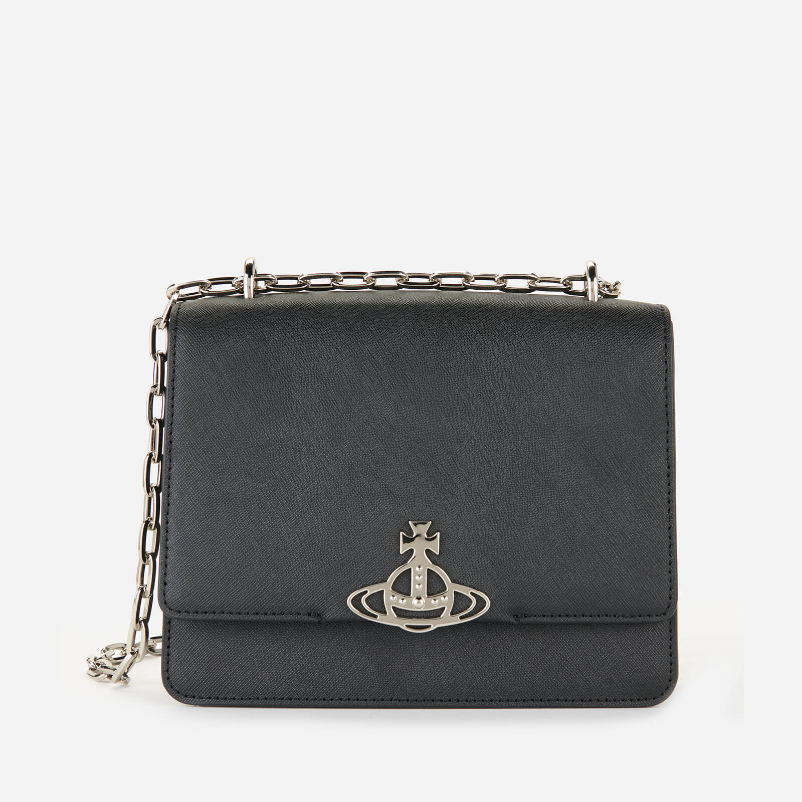 Vivienne Westwood Women's Debbie Medium Bag with Flap - Black
