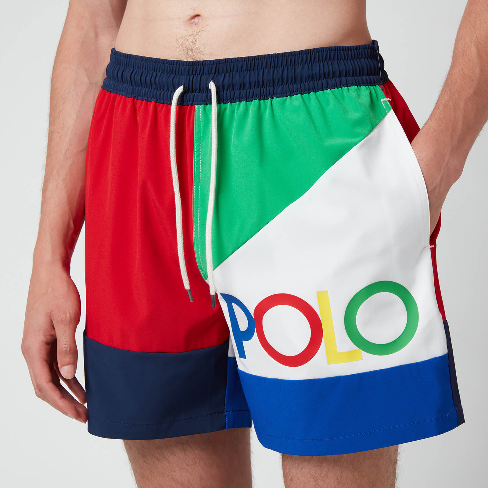 Polo Ralph Lauren Men's Traveller Swimming Trunks - Royal Multi - Xl 710845258001 Swimwear And Beachwear Clothing Accessories, Multi