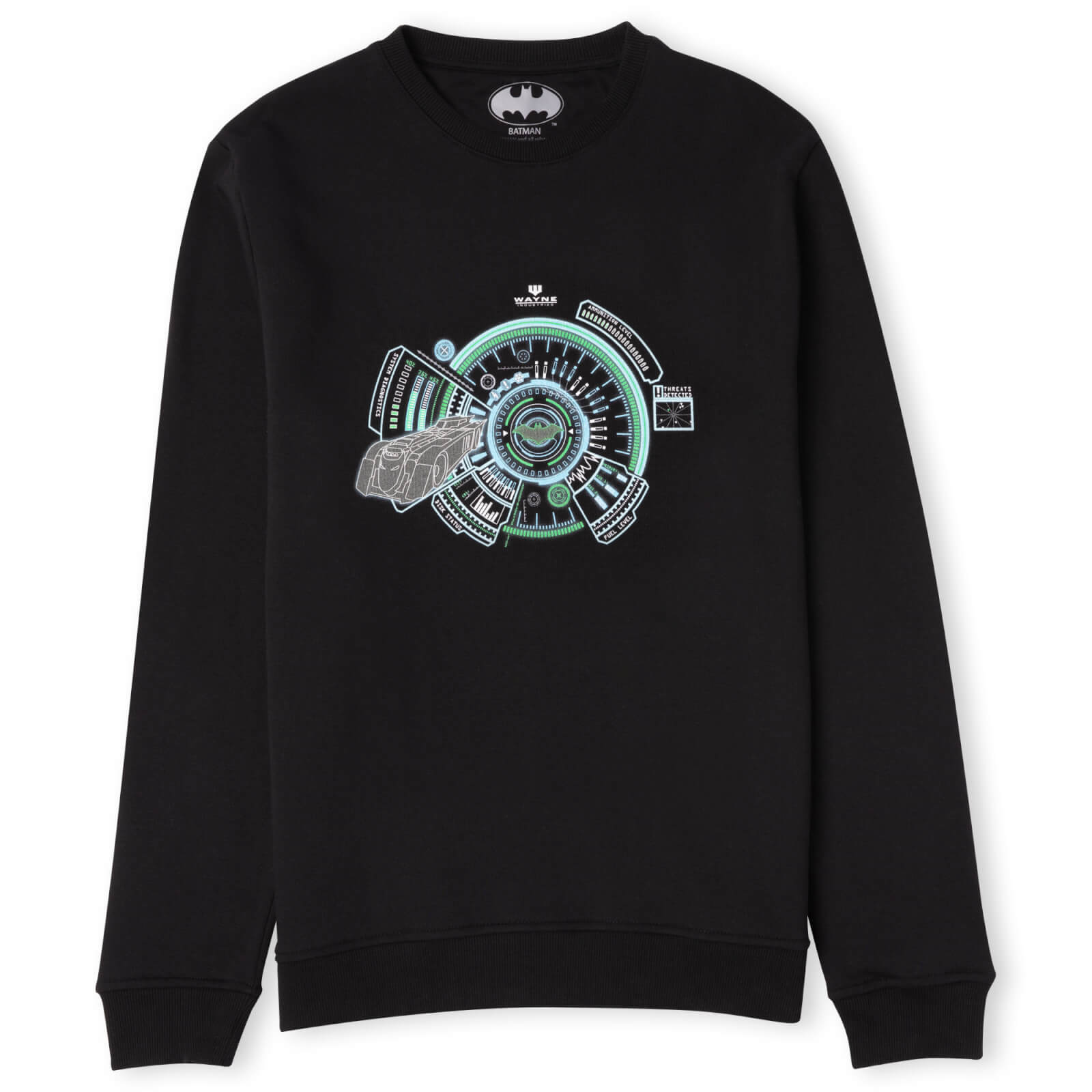 DC Batman Batmobile Sweatshirt - Black - XL - Black