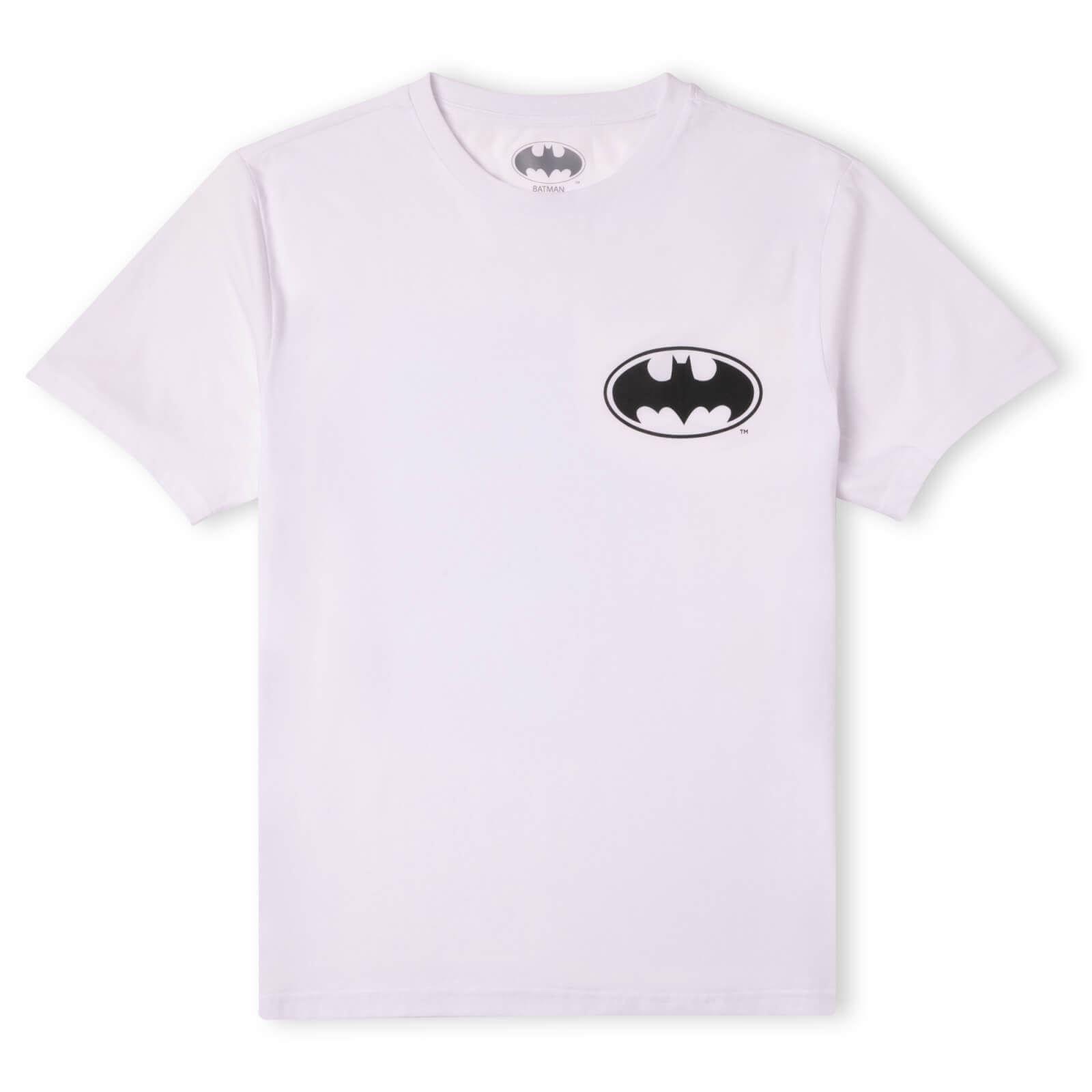 DC Batman Pocket Logo Men's T-Shirt - White - L - White