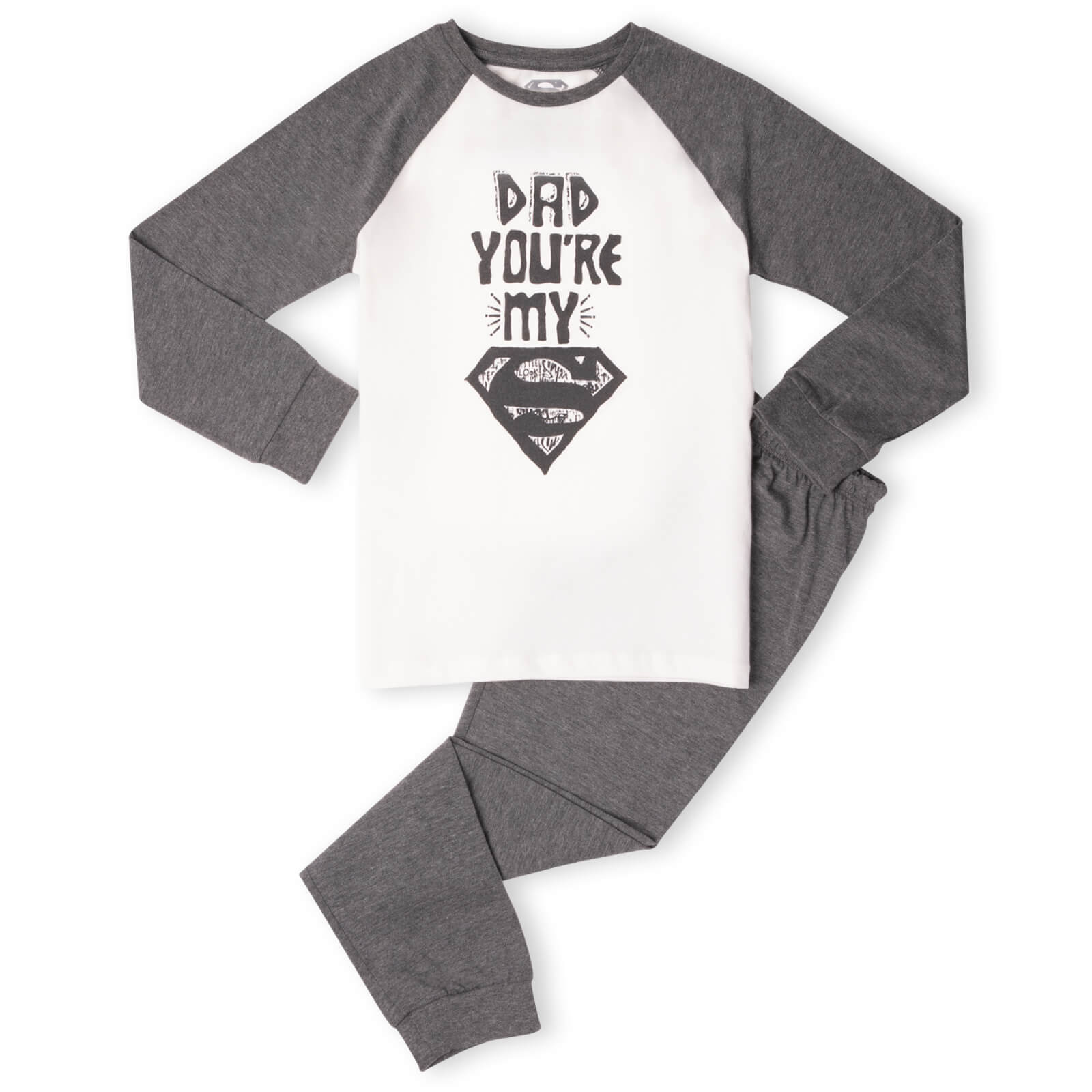 

DC Dad You're My Superman Kids' Pyjamas - White/Grey - 3-4 Anni - White/Grey