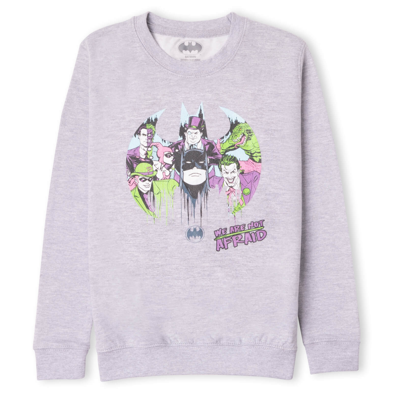 

DC Batman We Are Not Afraid Kids' Sweatshirt - Grey - 5-6 Anni - Grigio