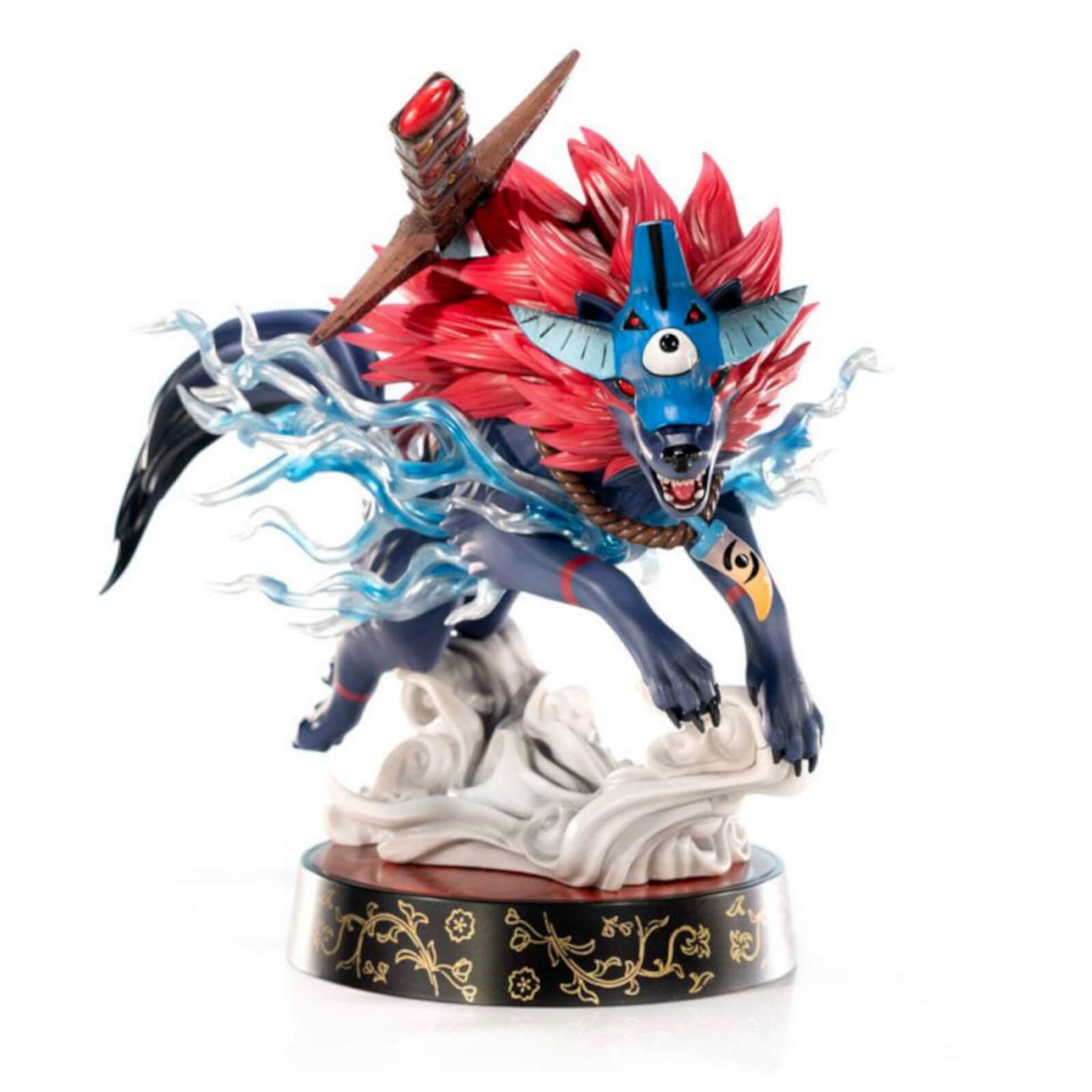 First 4 Figures Okami Oki Wolf Form 21cm PVC Statue